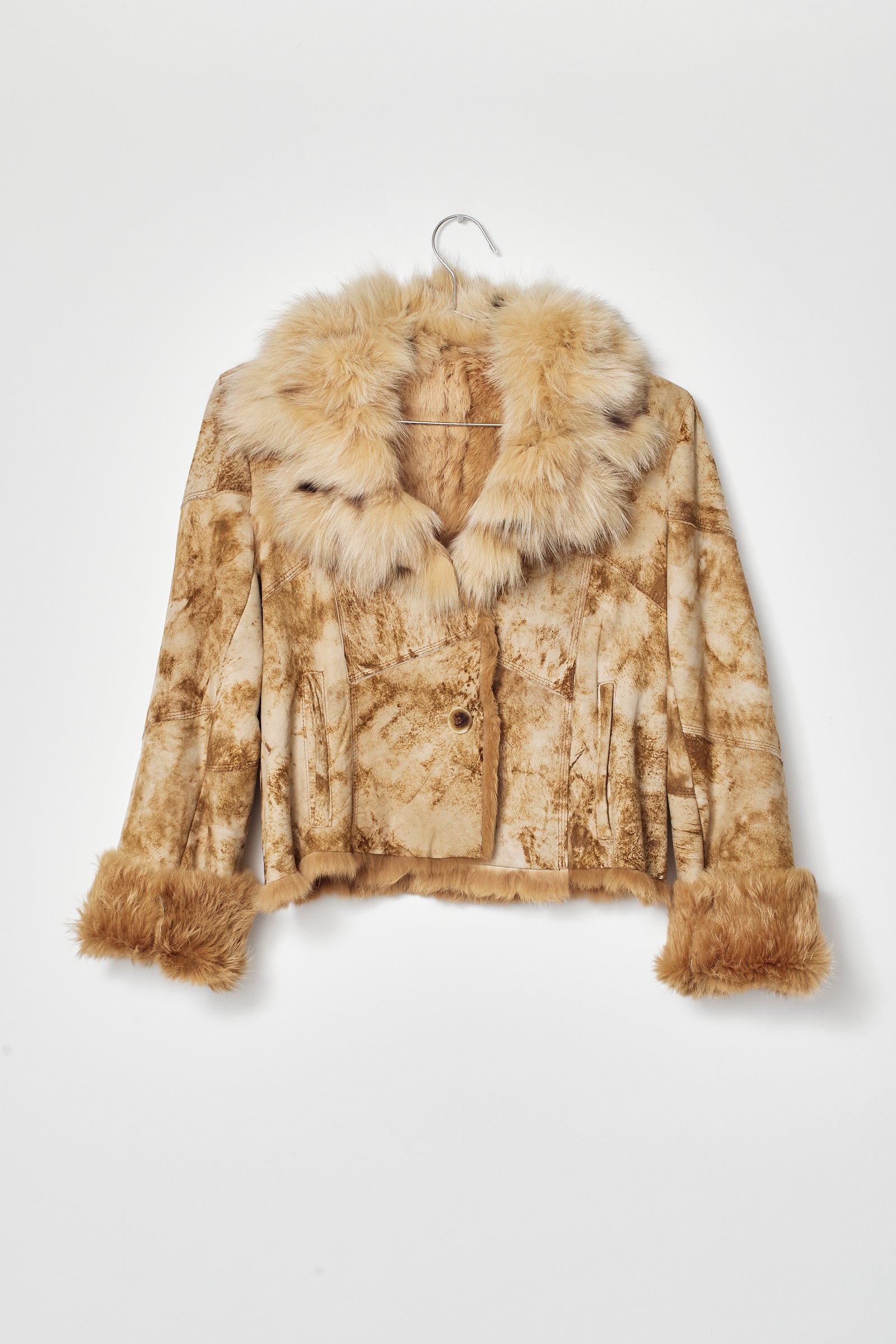 Y2K FUR COAT (XS/S)