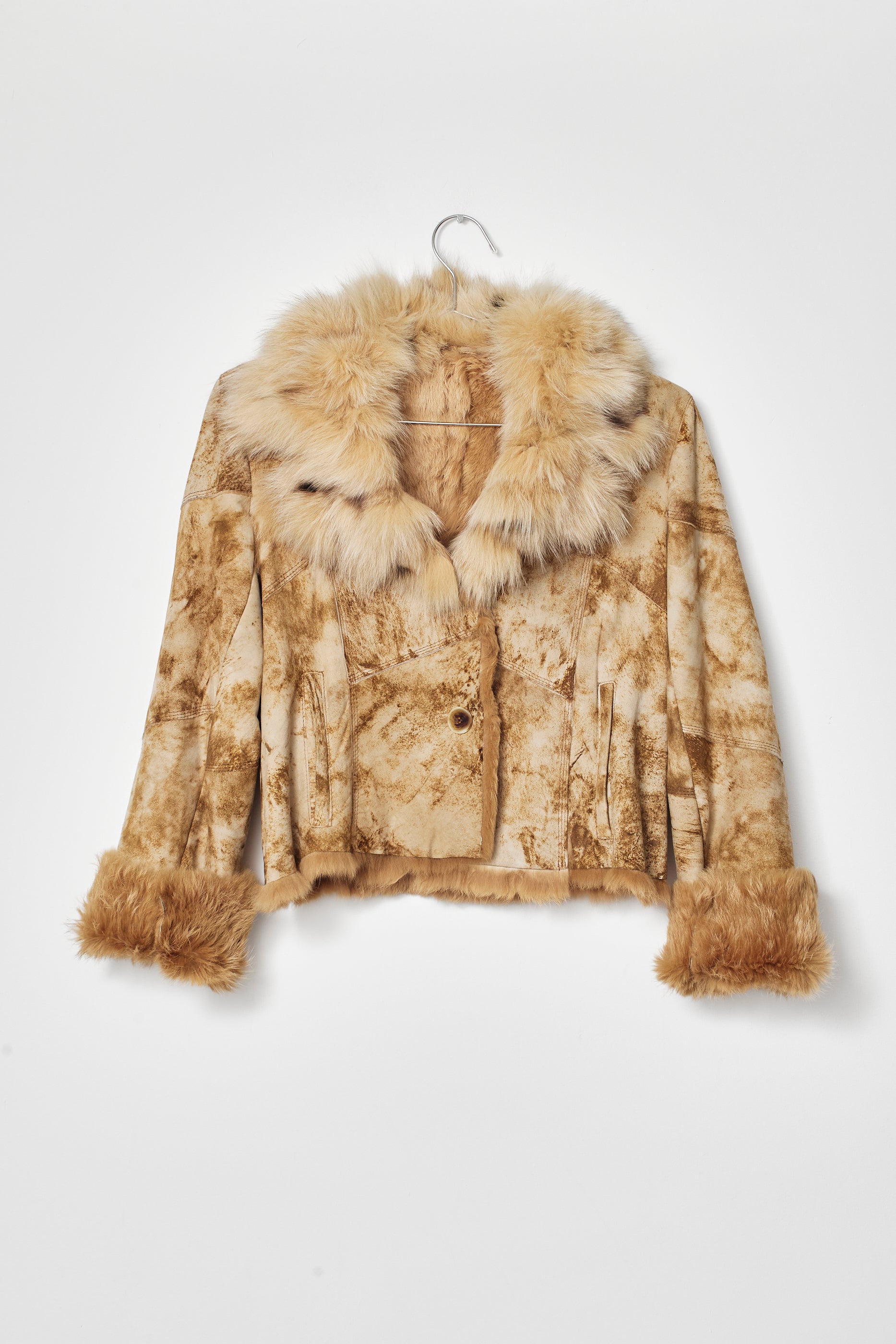 Y2K FUR COAT (XS/S)