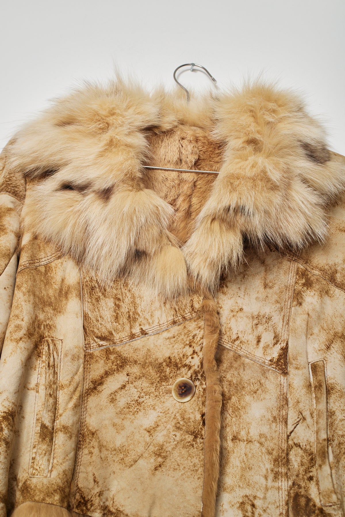 Y2K FUR COAT (XS/S)