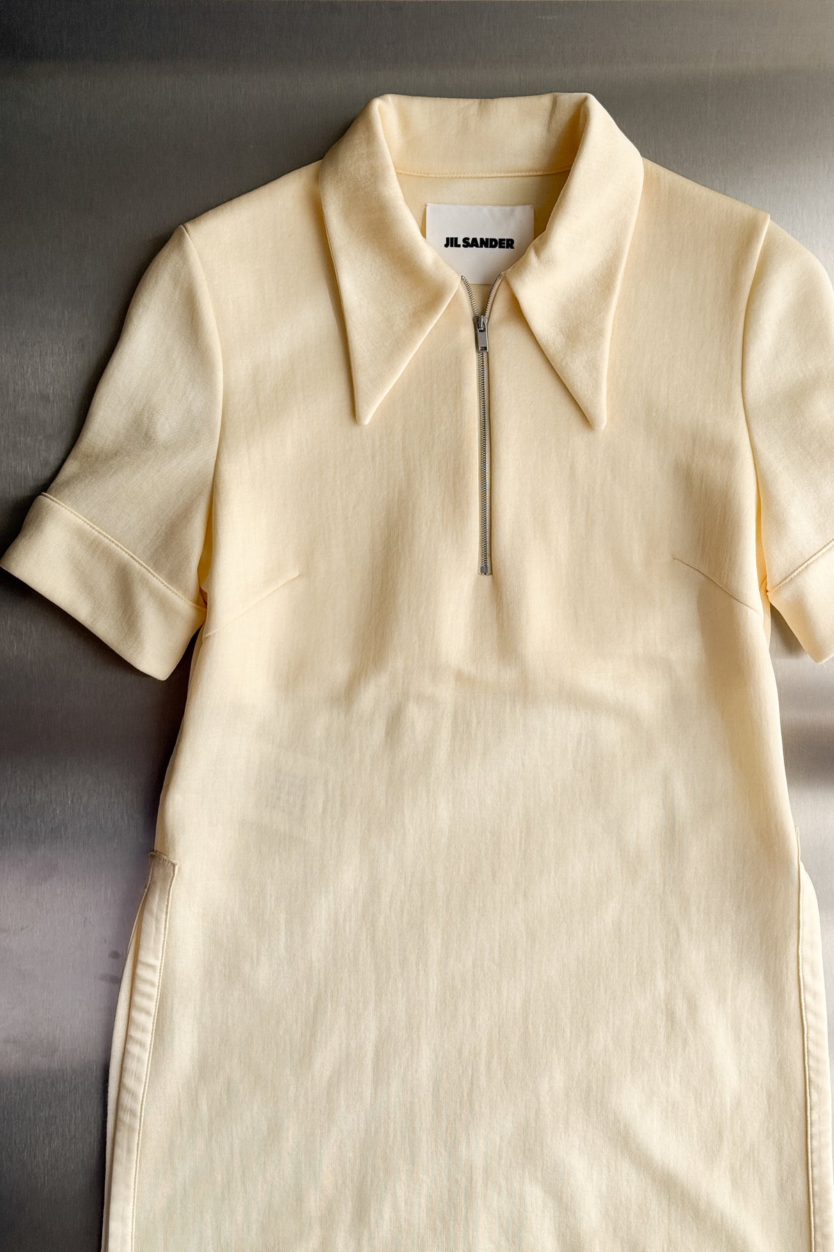 JIL SANDER BUTTER-YELLOW SHIRT (S/M)