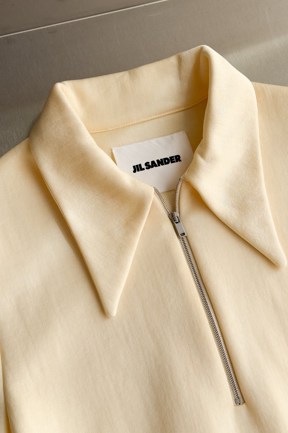 JIL SANDER BUTTER-YELLOW SHIRT (S/M)