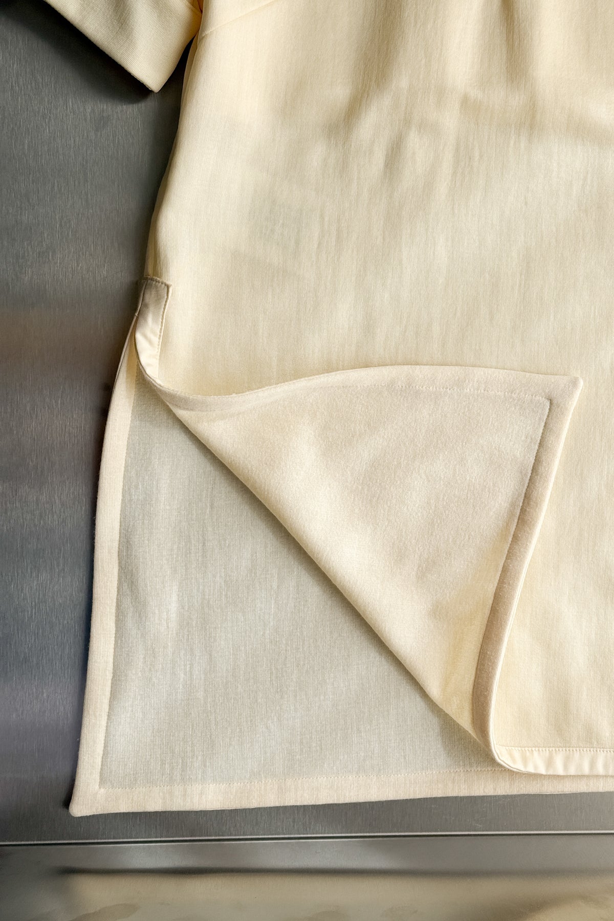 JIL SANDER BUTTER-YELLOW SHIRT (S/M)