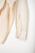 UPCYCLED FRONT RUFFLE SHIRT CREAM (XS/S)