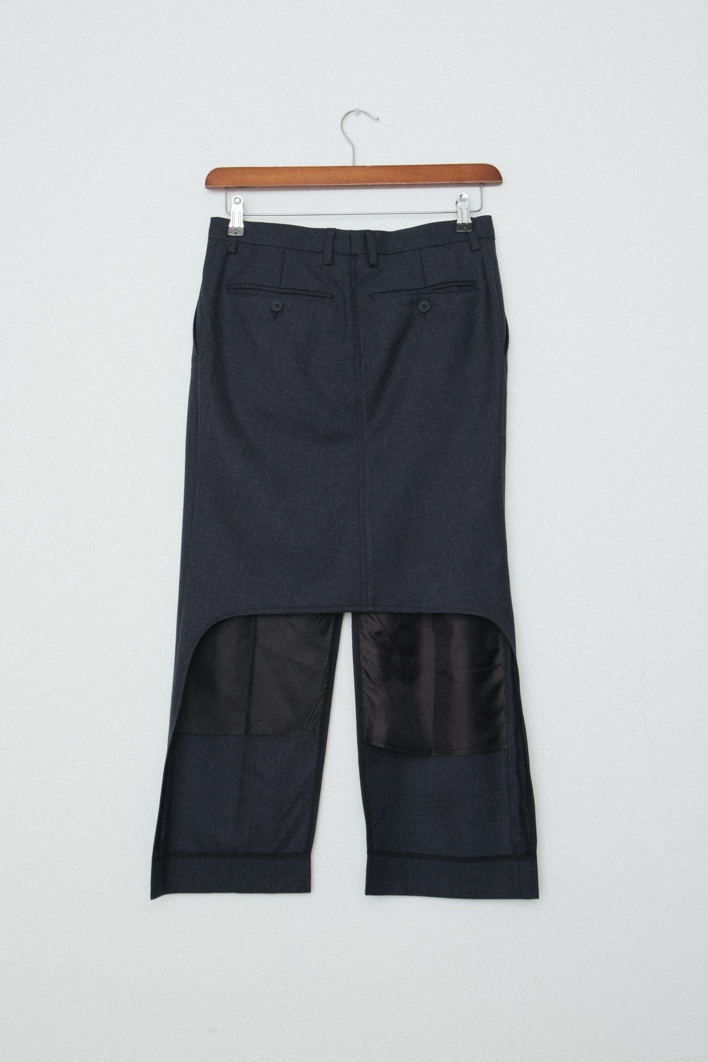 UPCYCLED SKIRT NAVY MELANGE (36/38)