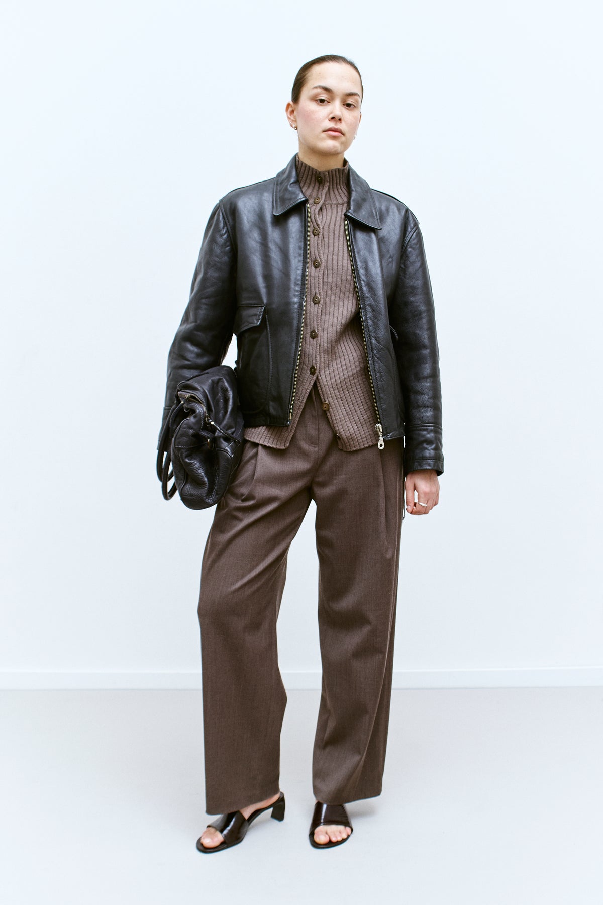 THE CLASSIC LEATHER JACKET (S/M) - ENSO Vintage