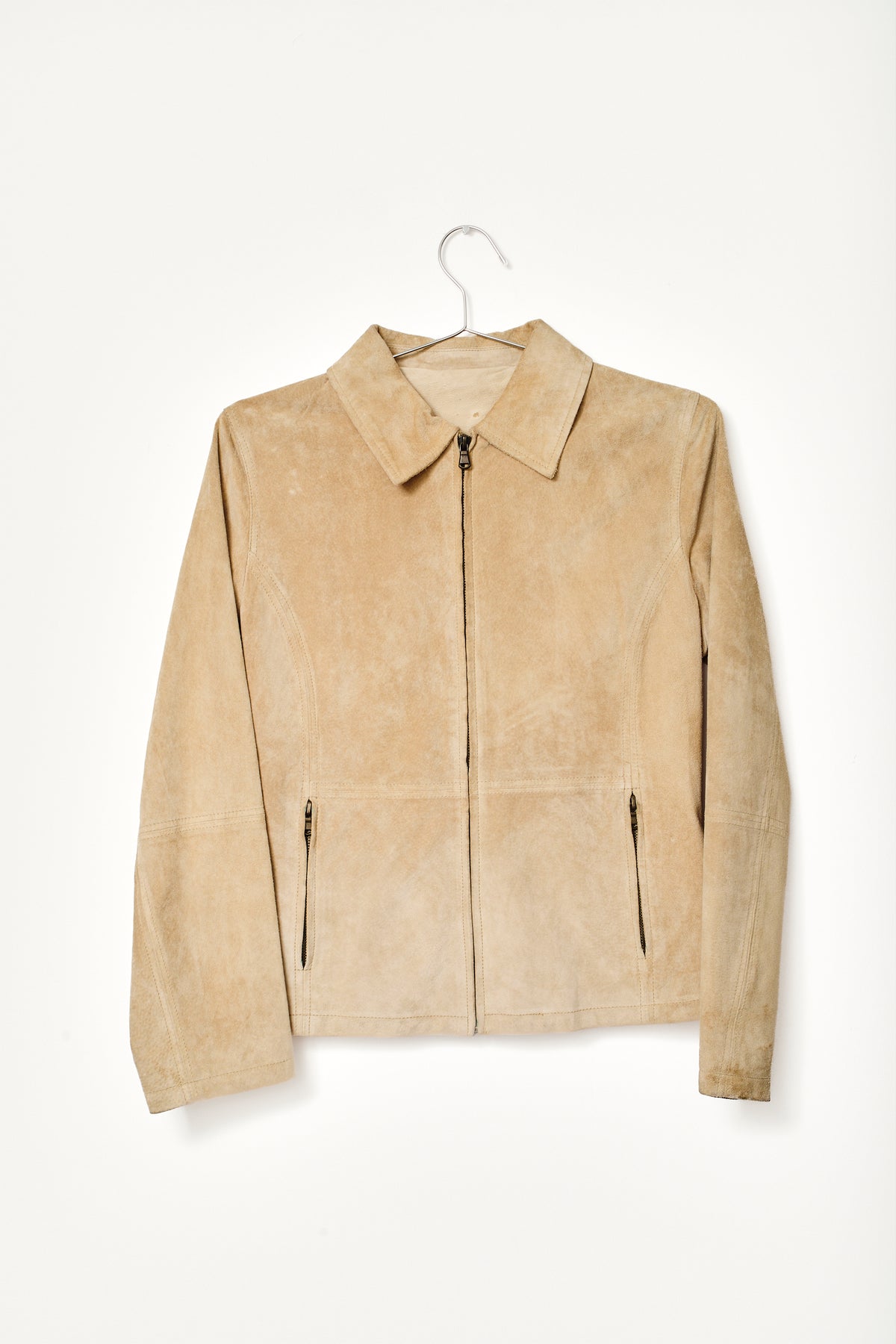 THE SUEDE LEATHER JACKET (XS/S)