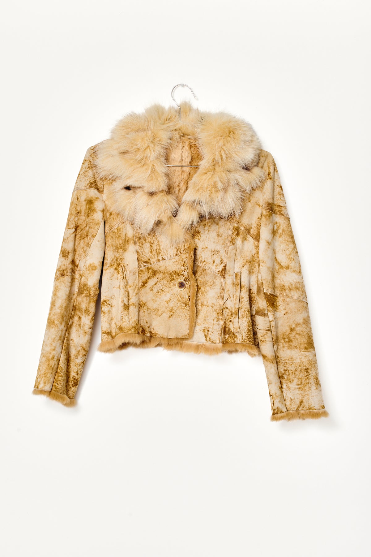 Y2K FUR COAT (XS/S)
