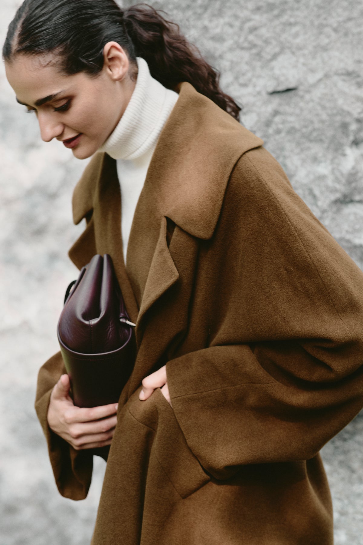 JIL SANDER OVERSIZED COAT (M/L)