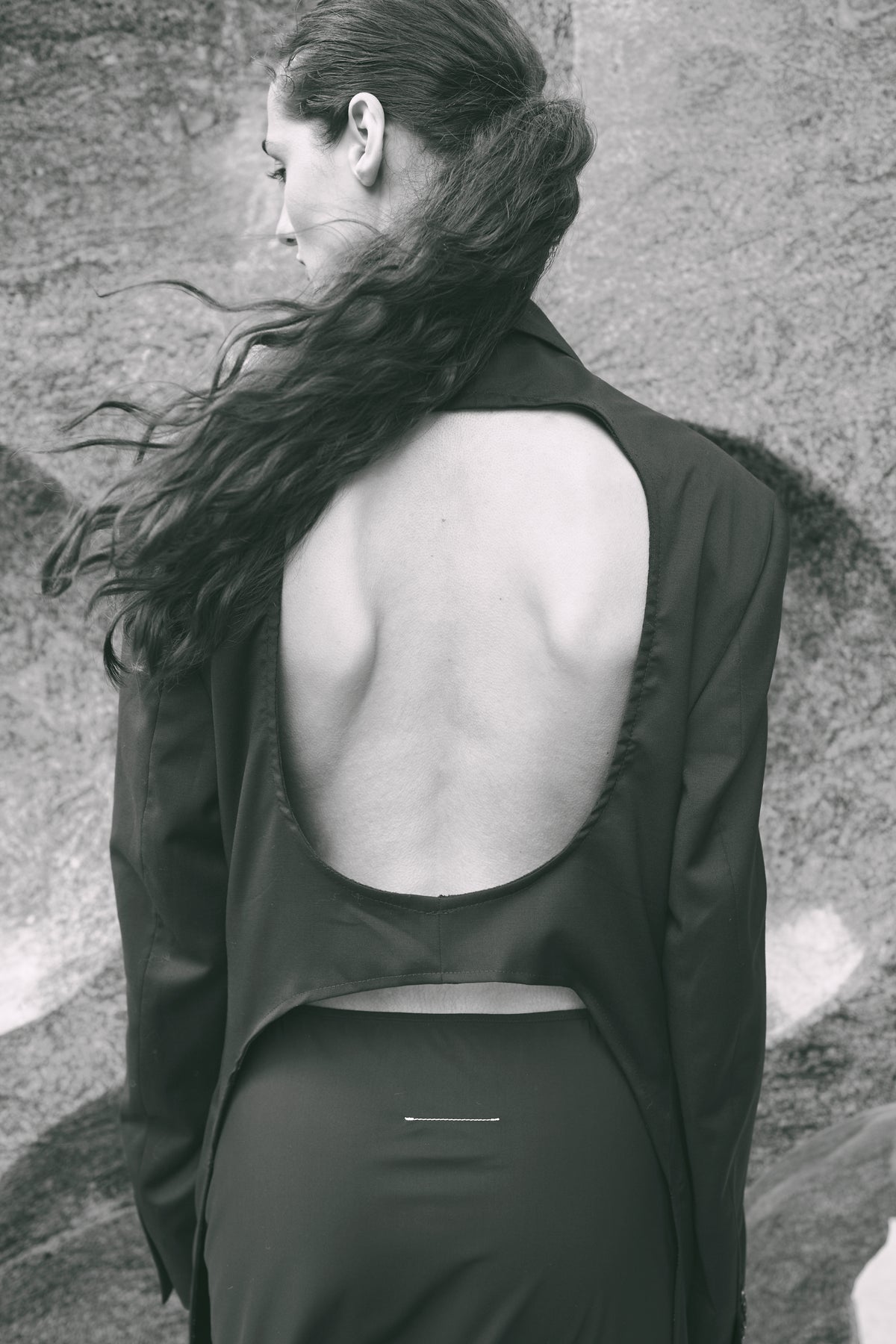 LORO PIANA OPEN BACK BLAZER (M/L)