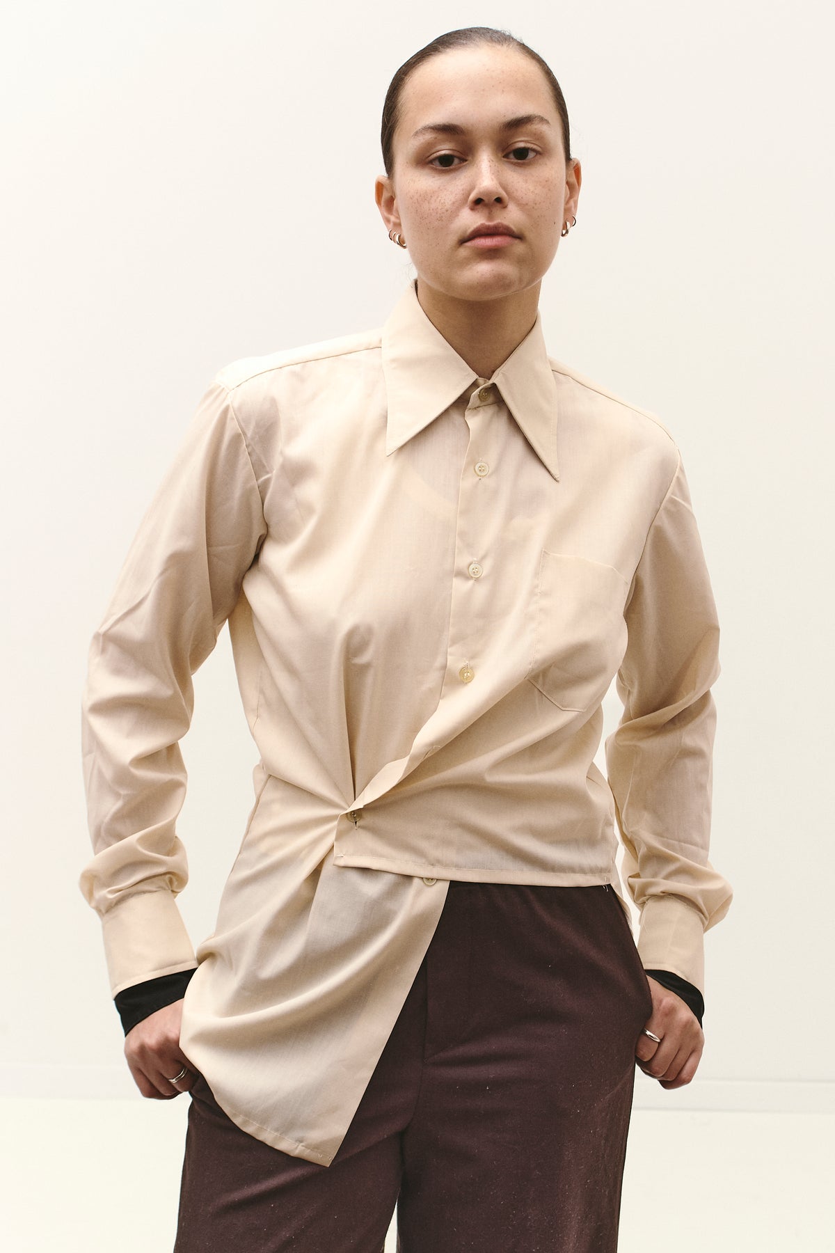 UPCYCLED DOUBLE WRAP - SAND (S/M)