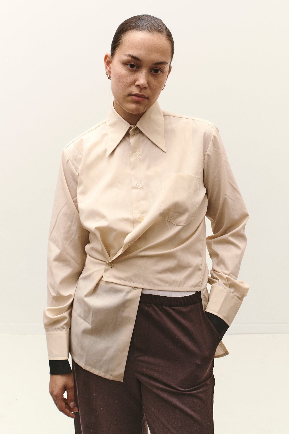 UPCYCLED DOUBLE WRAP - SAND (S/M)