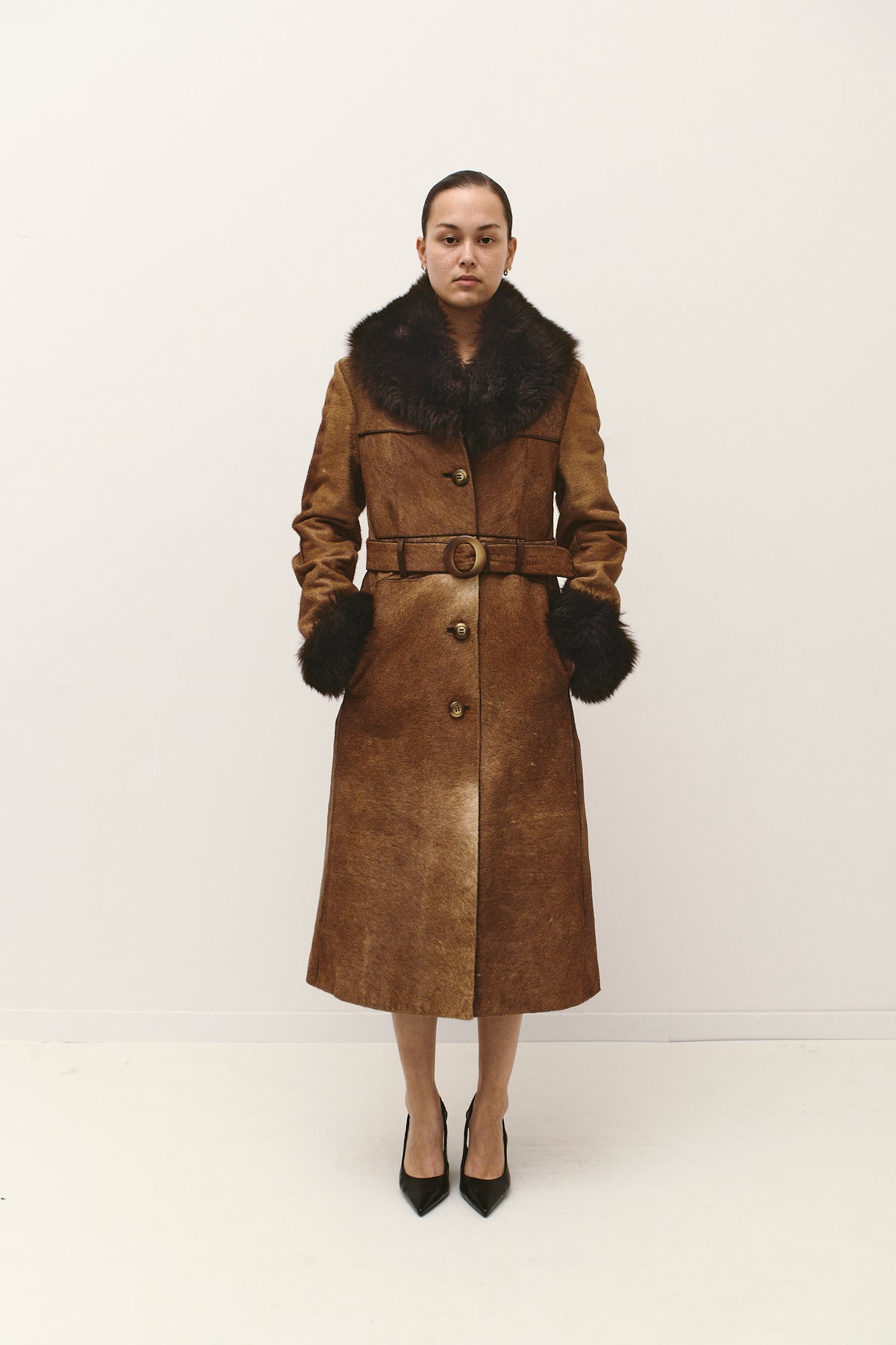 THE ICON FUR COAT (S/M)