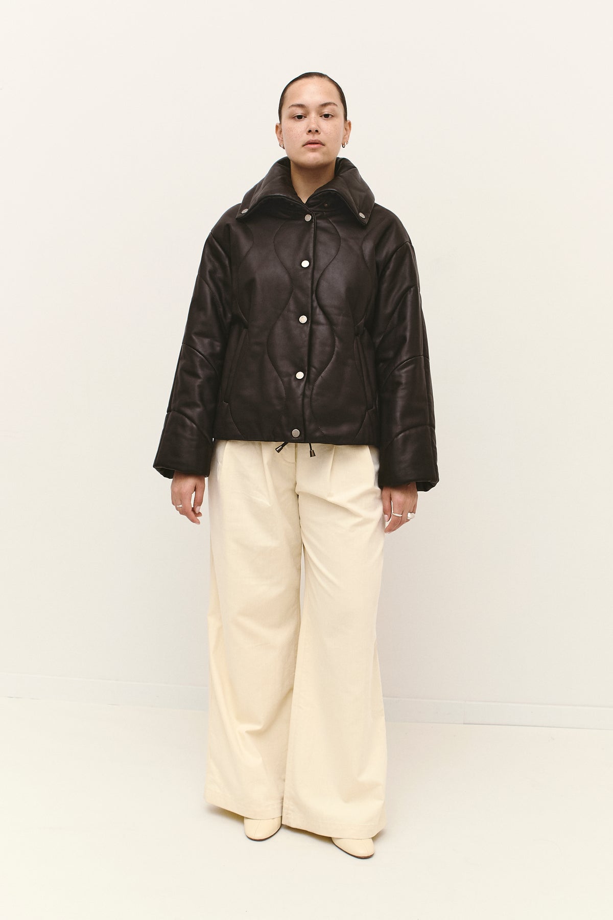 THE SOFT LEATHER BOMBER (S/M)