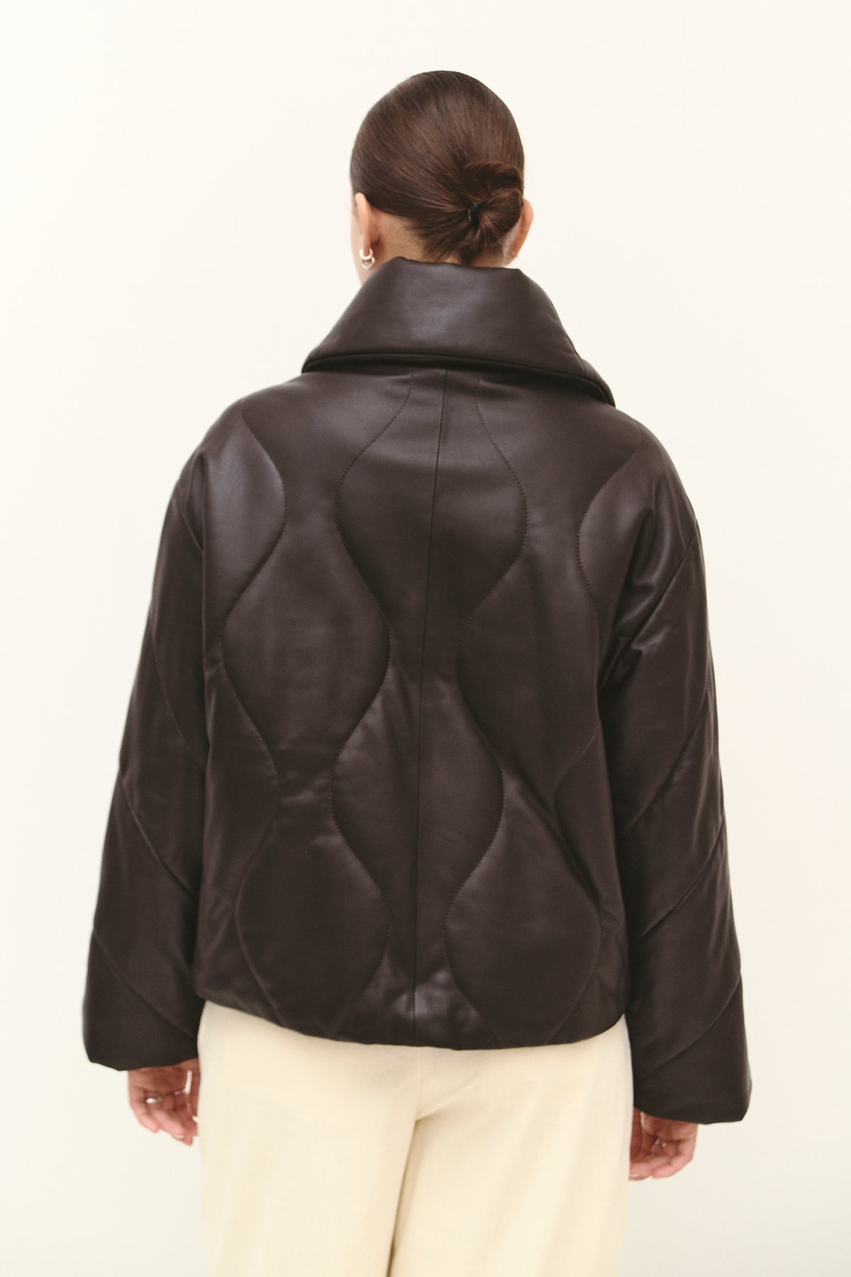 THE SOFT LEATHER BOMBER (S/M)