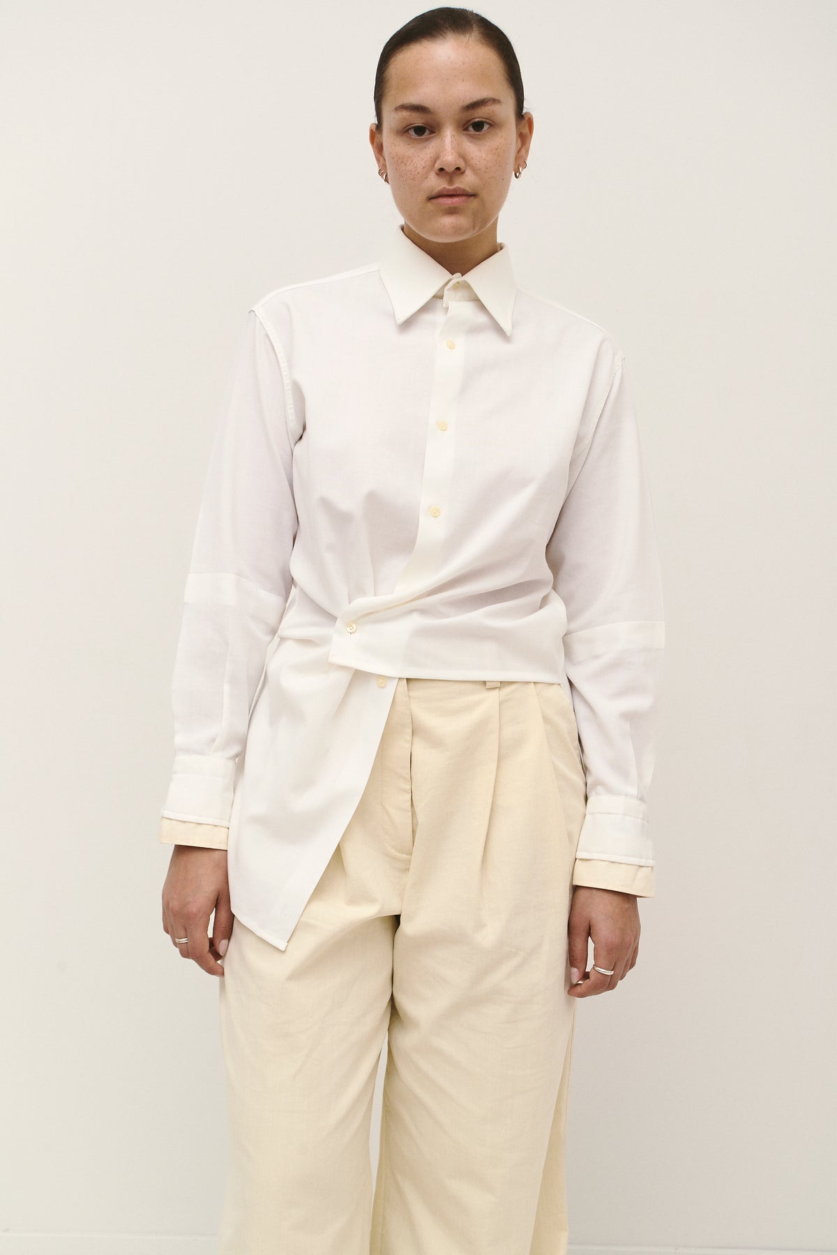 UPCYCLED DOUBLE WRAP - WHITE (M/L)