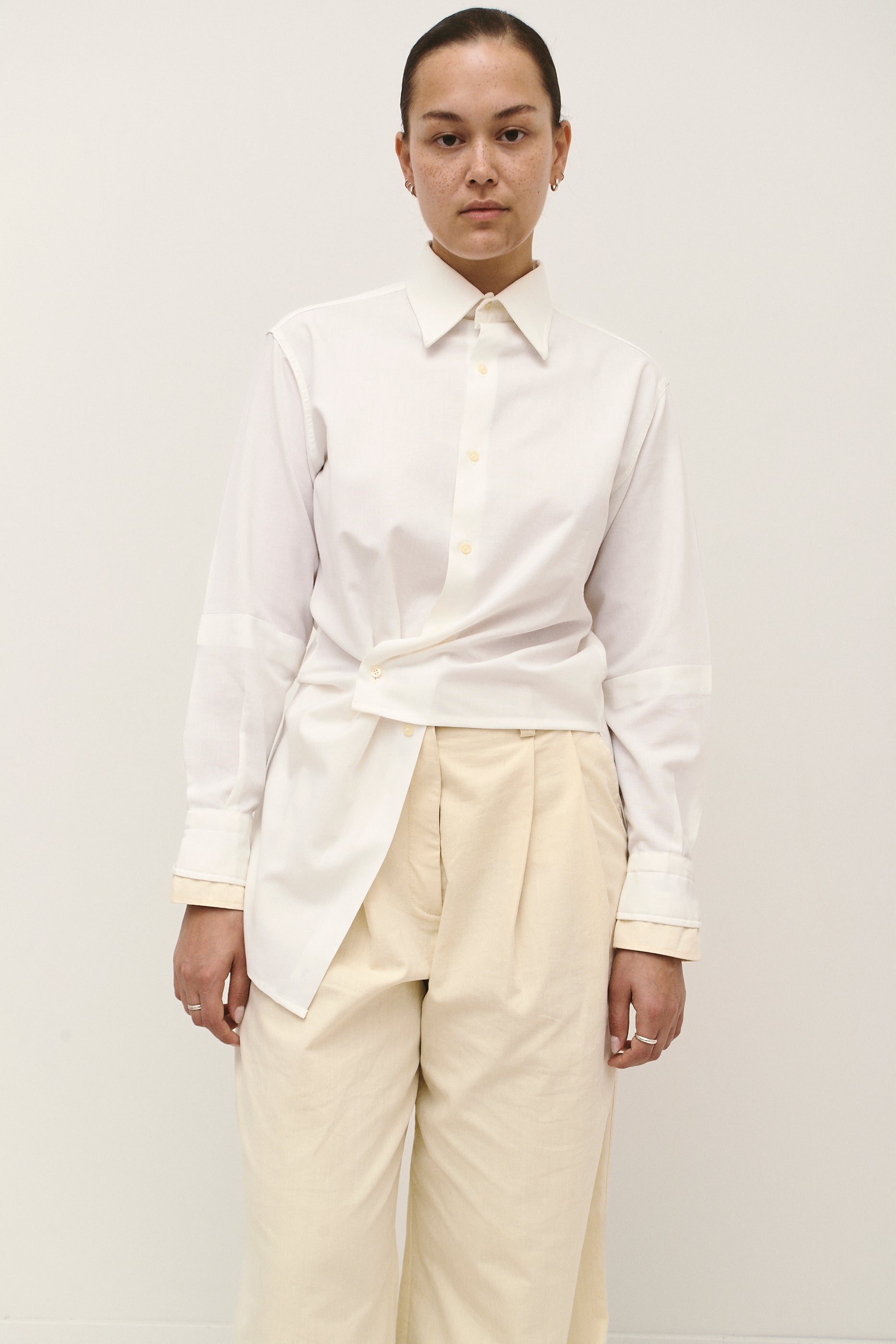 UPCYCLED DOUBLE WRAP - WHITE (M/L)