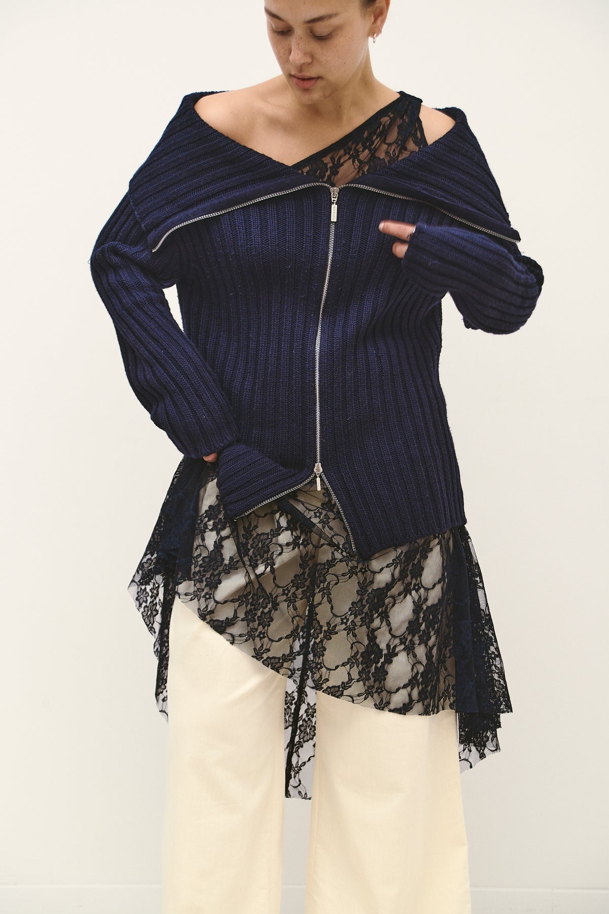 MAX&amp;CO DOUBLE ZIP (M/L)