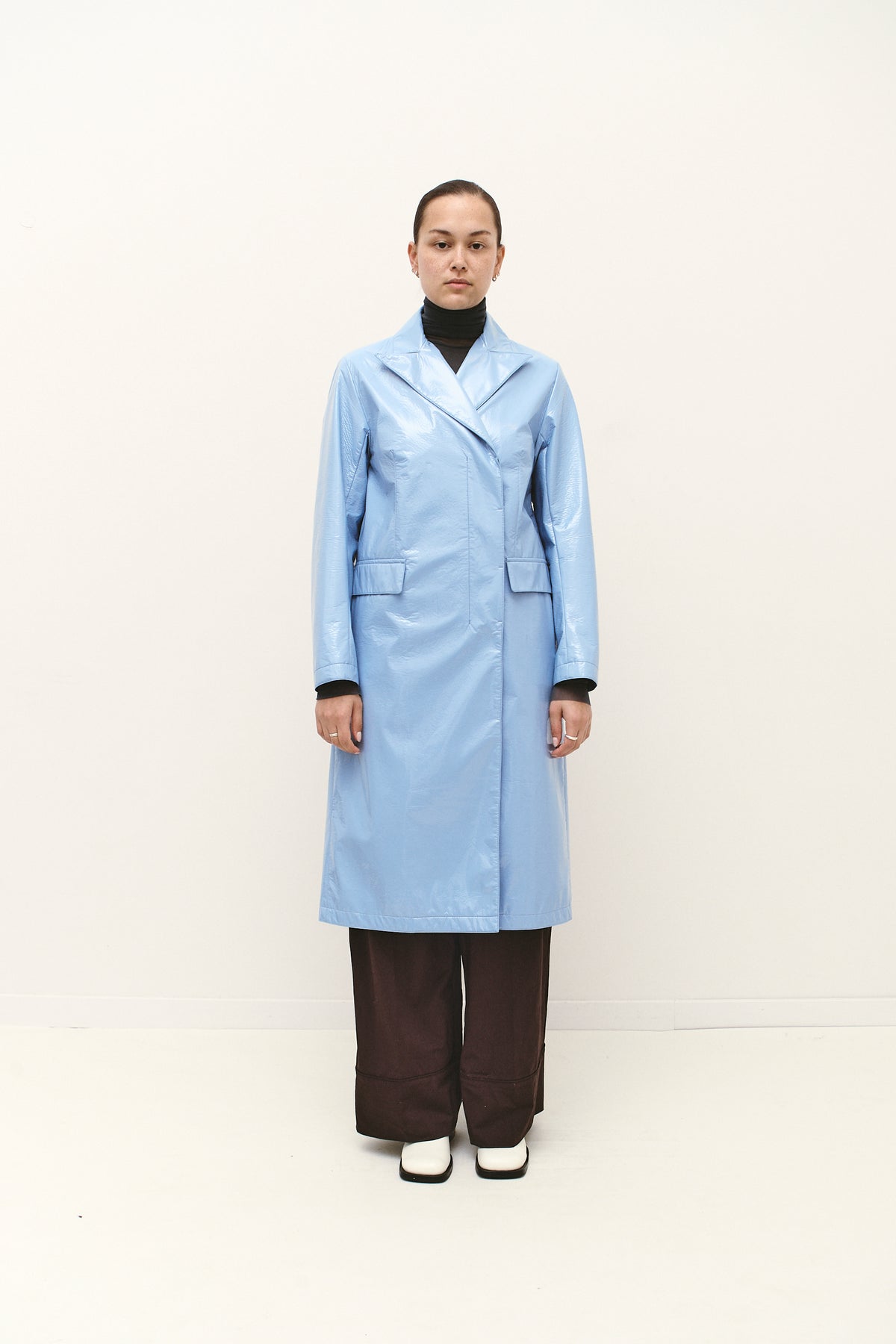 SPORTMAX LAQUERED COAT (XS/S)
