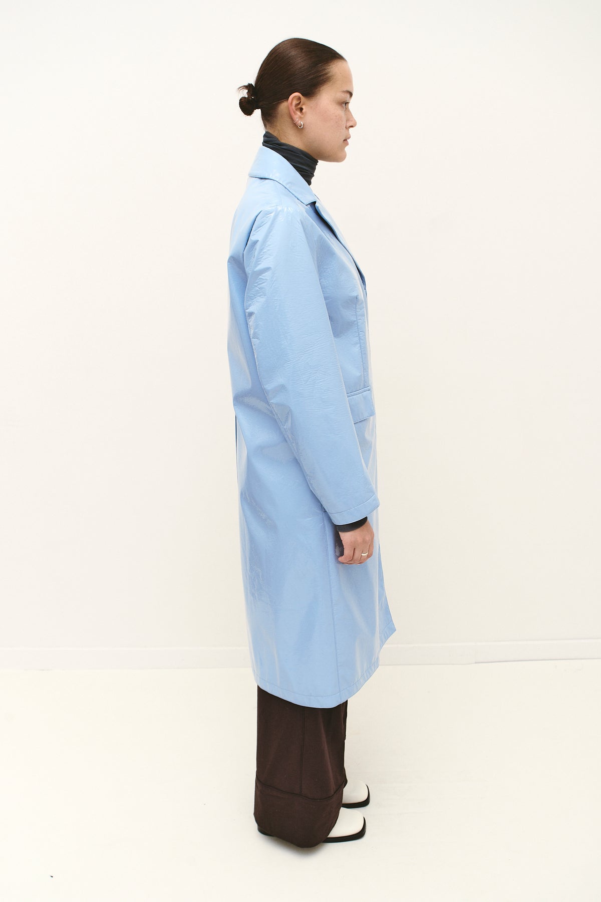 SPORTMAX LAQUERED COAT (XS/S)