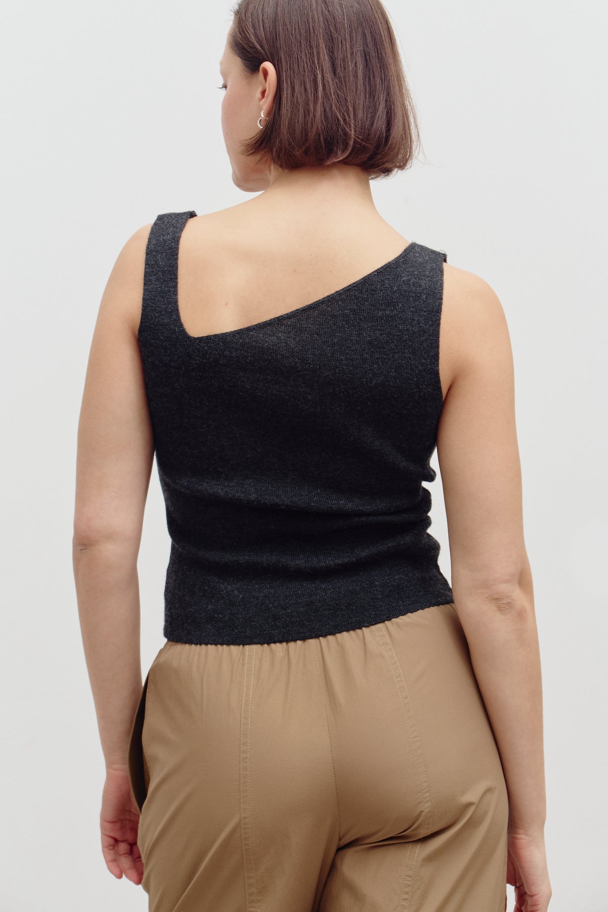 THE GREY MERINO TOP (XS/S) - ENSO Vintage