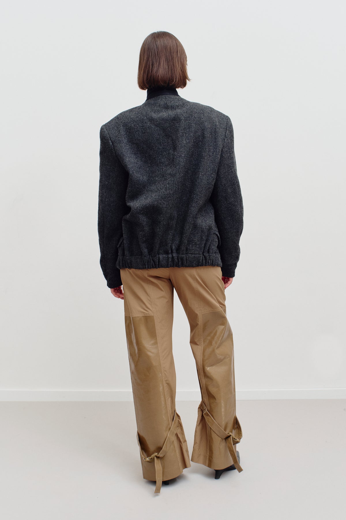 UPCYCLED BOMBER - WOOL (S/M) - ENSO Vintage