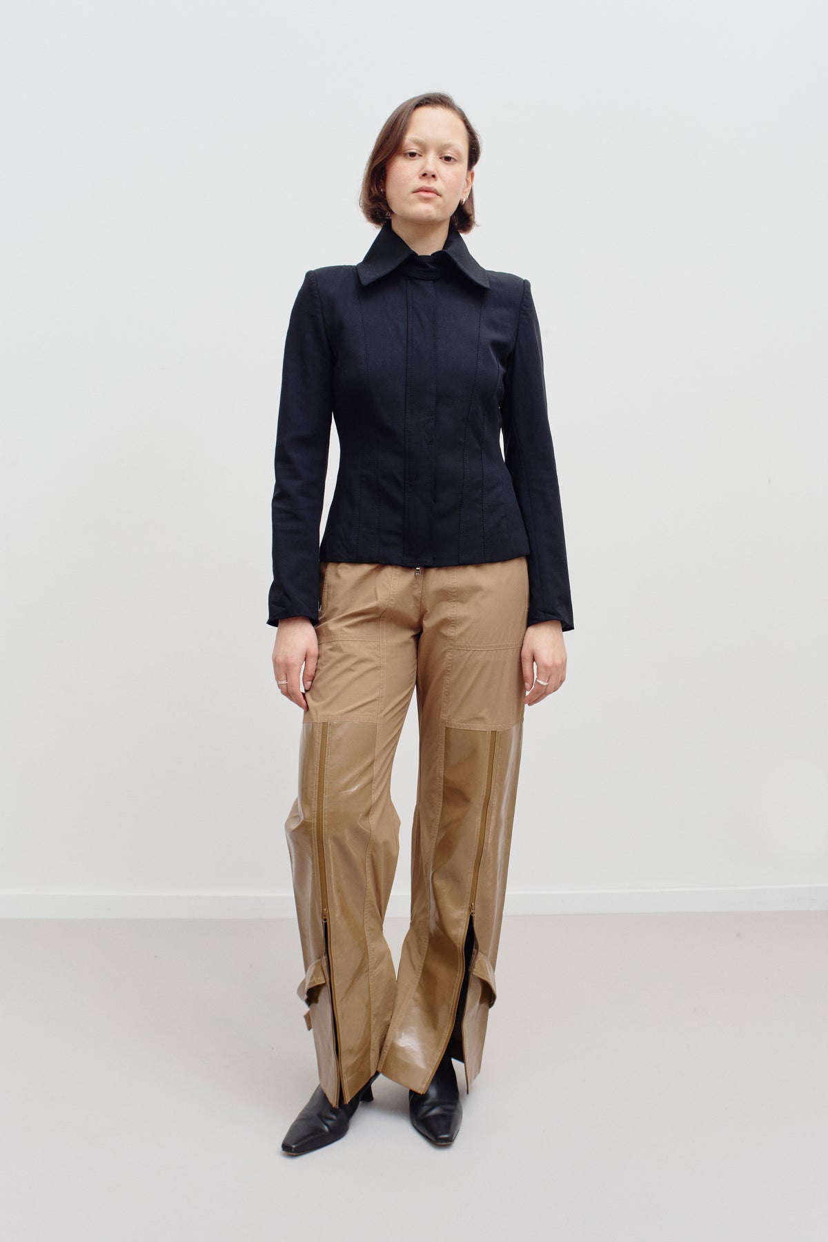 PATRIZIA PEPE SCULPT JACKET (XS/S) - ENSO Vintage