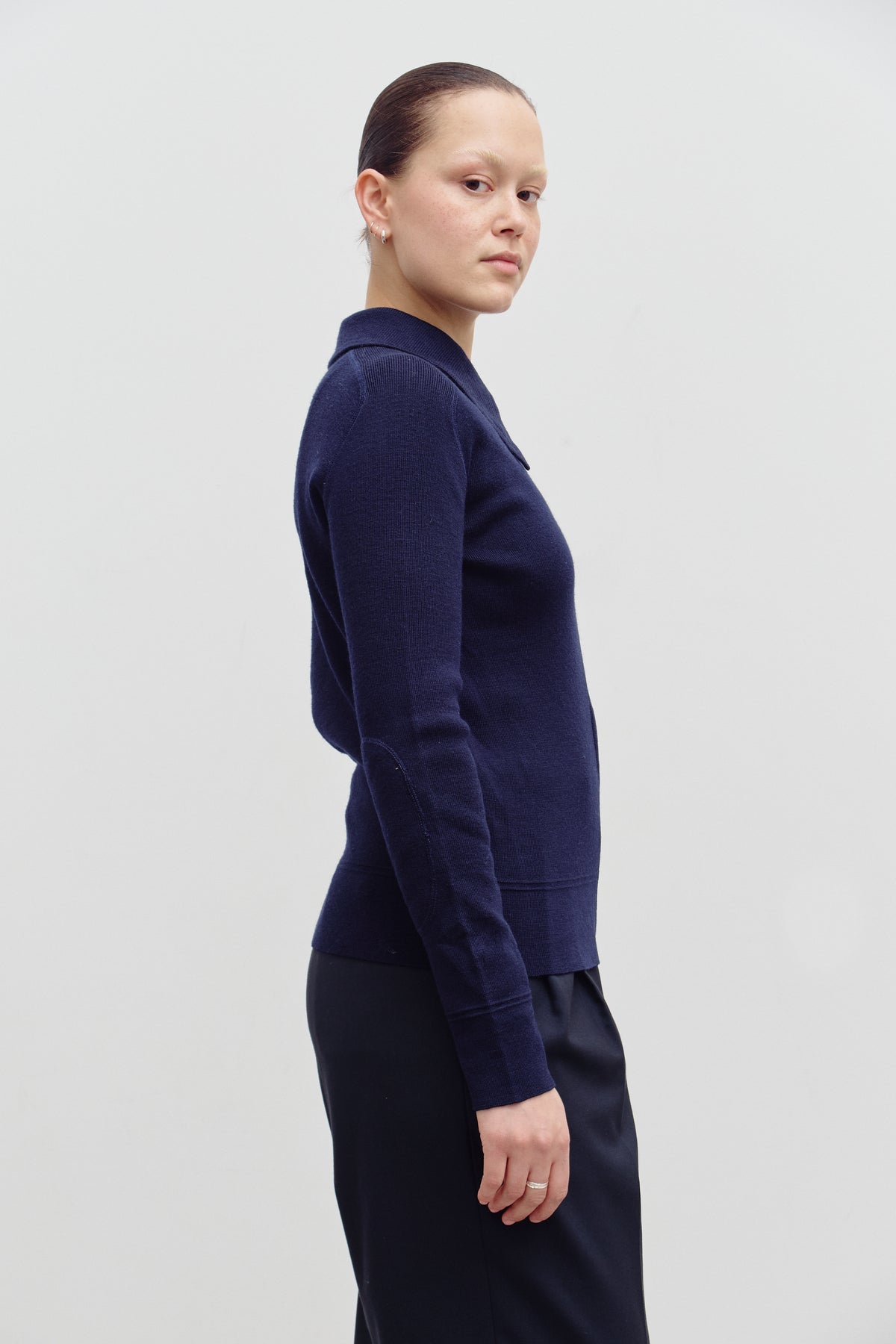 THE NAVY ZIP KNIT (S/M) - ENSO Vintage
