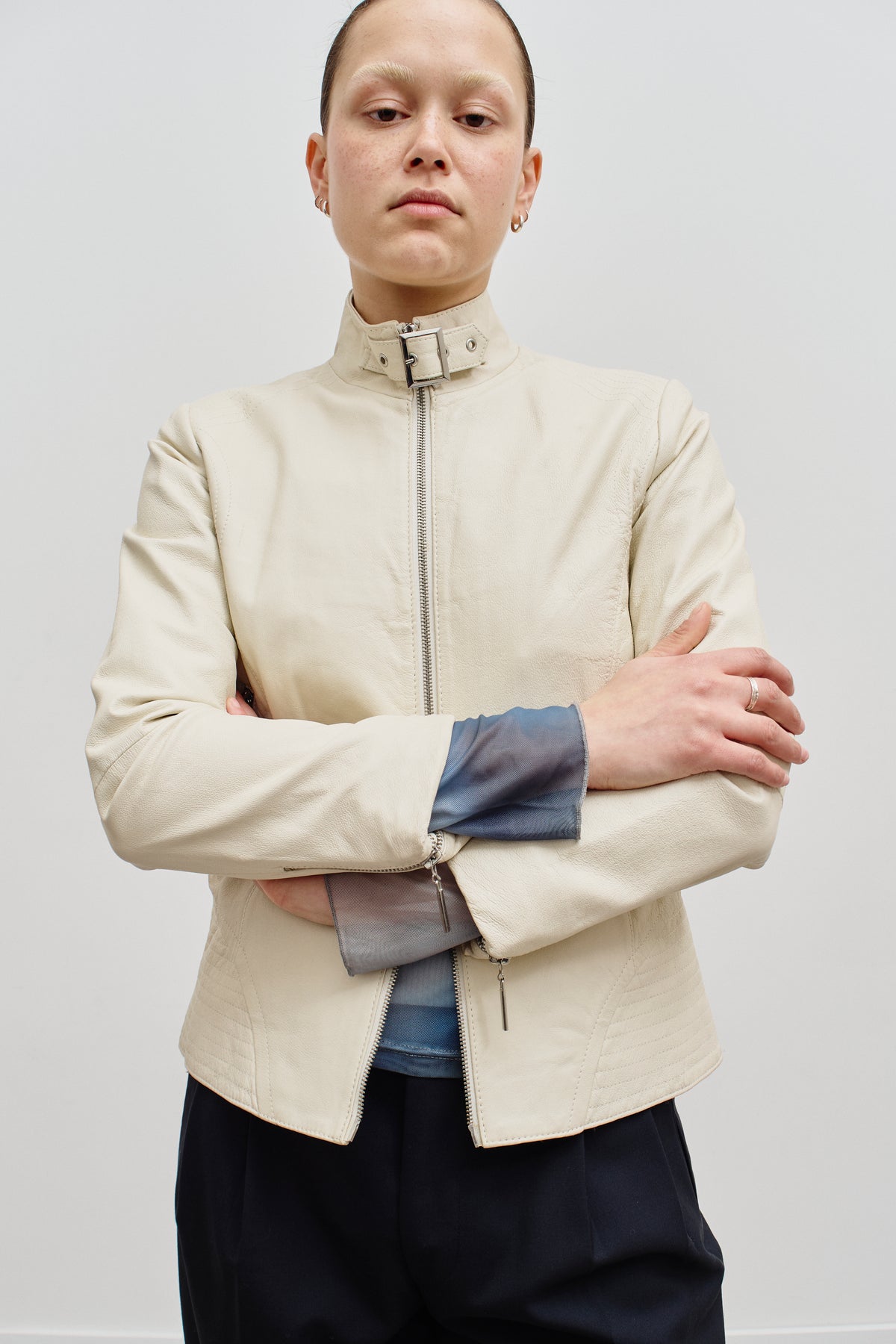 THE LEATHER JACKET (XS/S) - ENSO Vintage