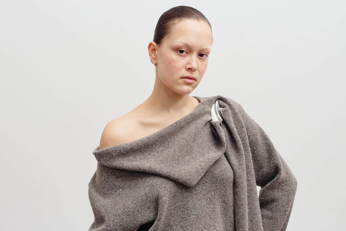 THE SCARF SWEATER (M/L) - ENSO Vintage