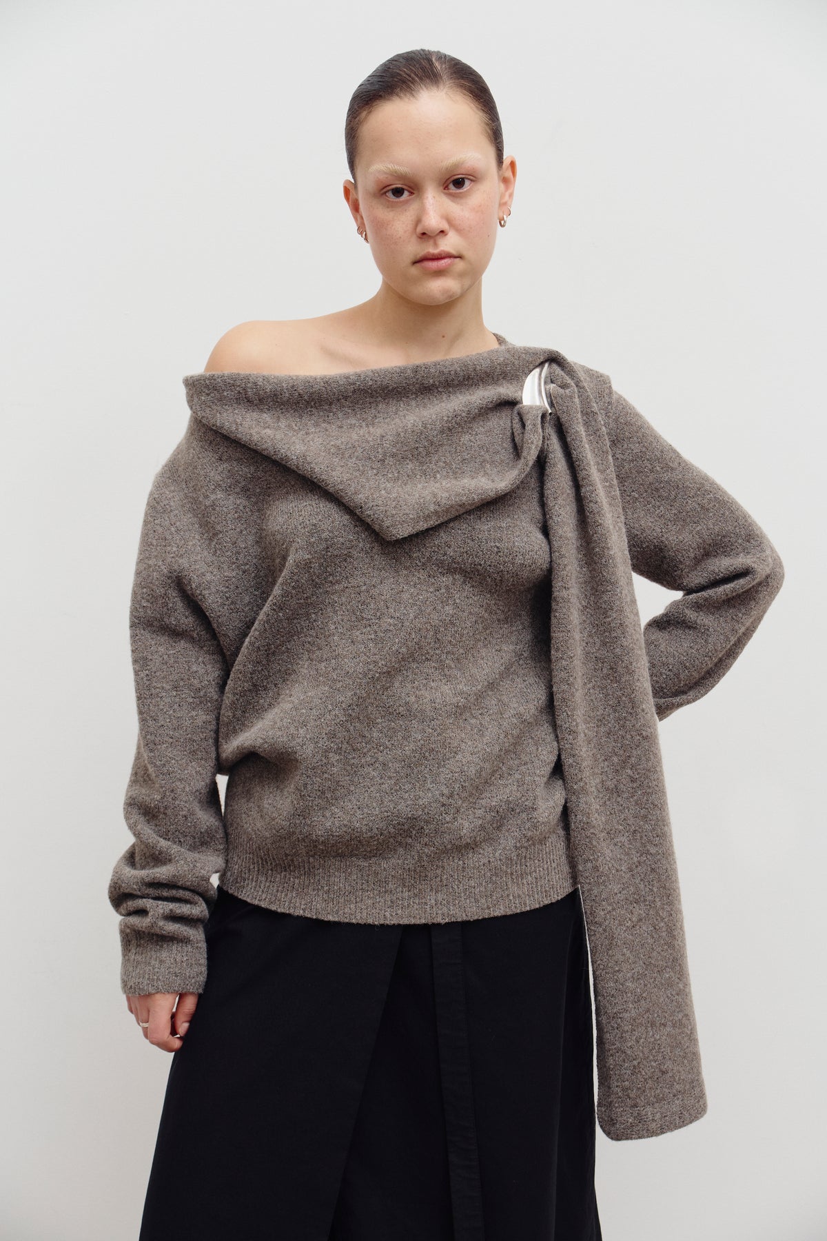 THE SCARF SWEATER (M/L) - ENSO Vintage