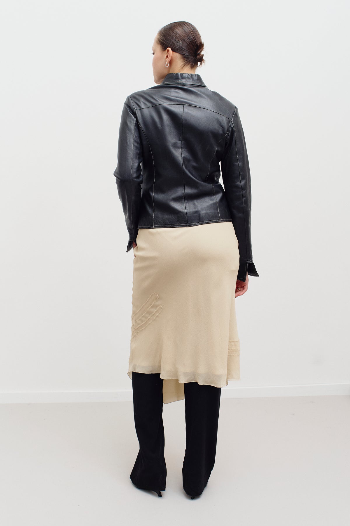 THE SILK MIDI SKIRT (38/40) - ENSO Vintage