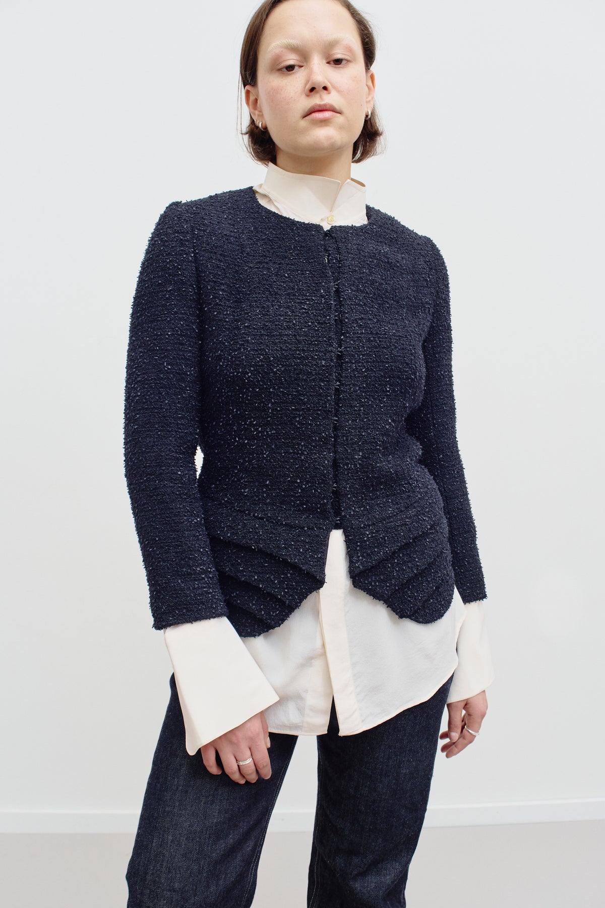 CHRISTIAN DIOR TWEED JACKET (XS/S) - ENSO Vintage