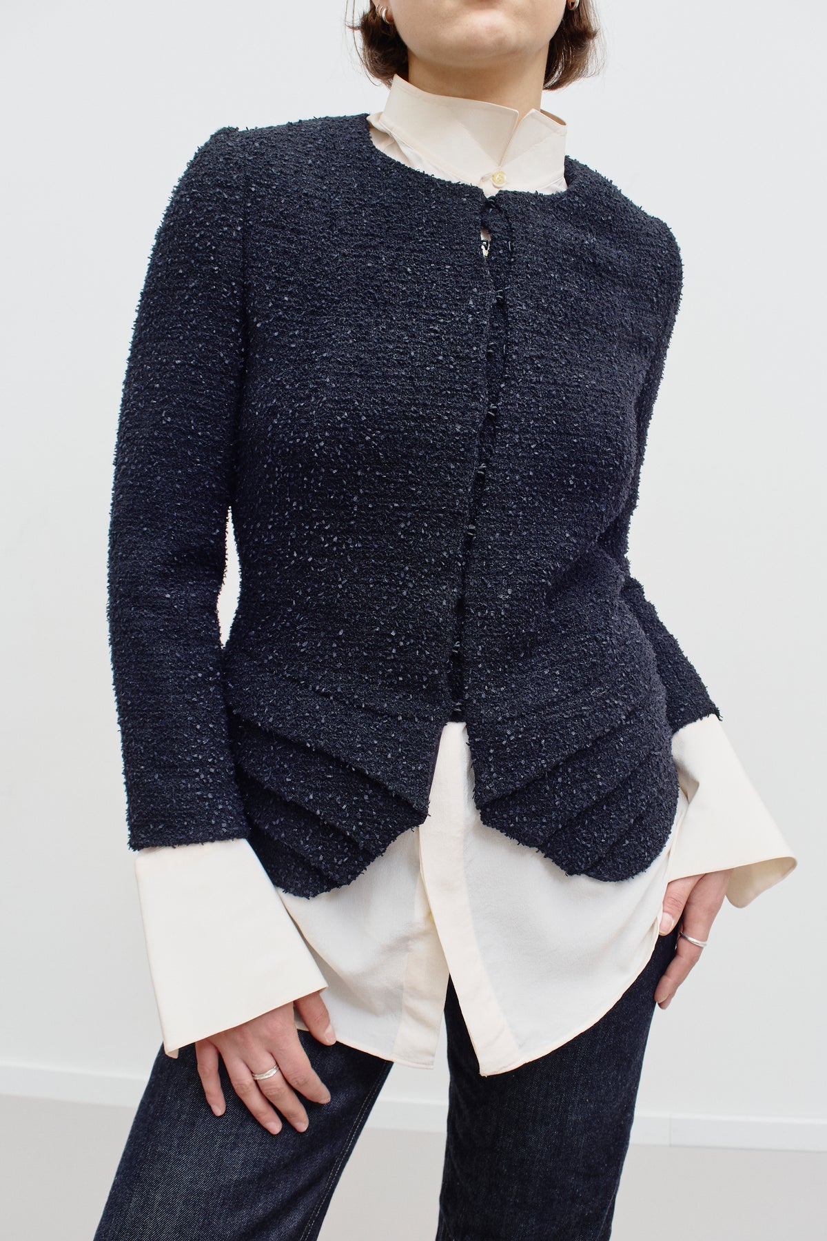 CHRISTIAN DIOR TWEED JACKET (XS/S) - ENSO Vintage