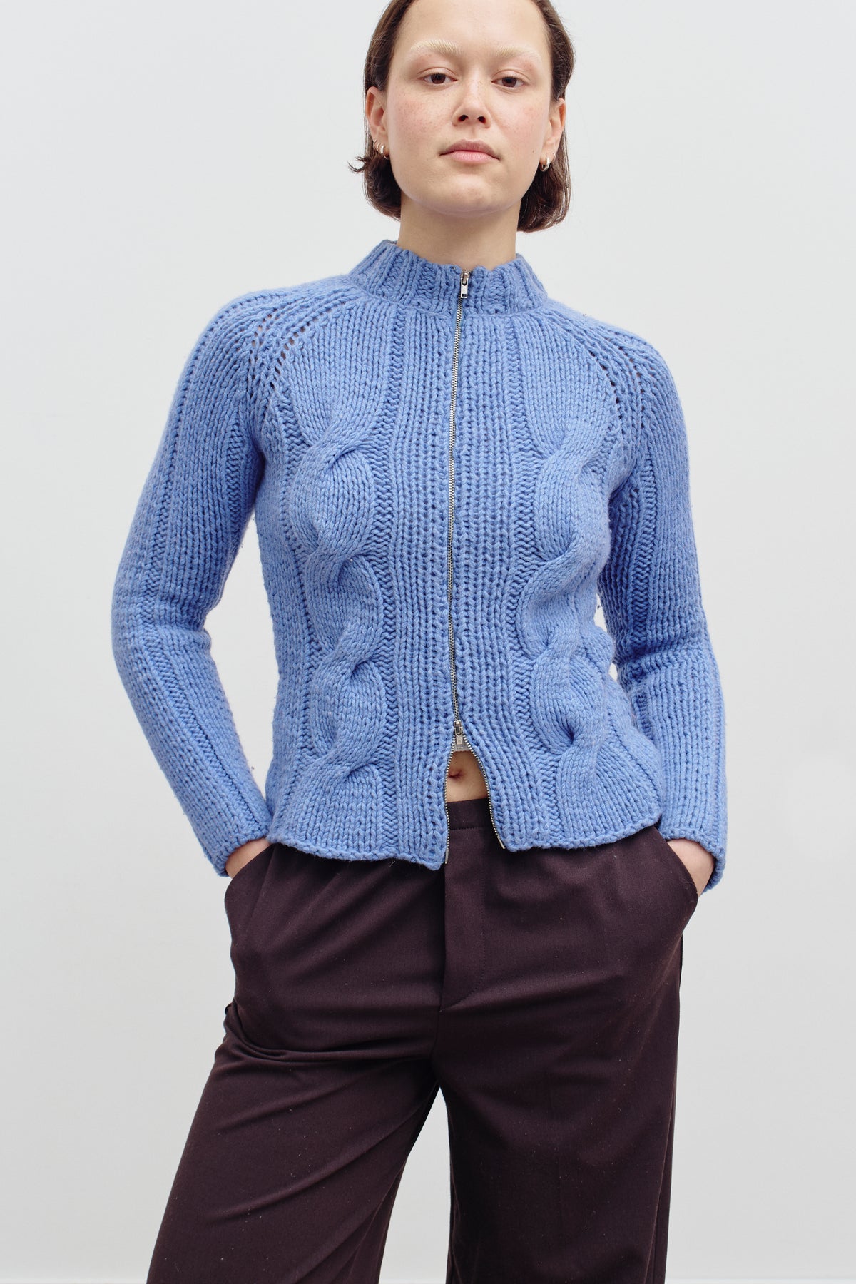 THE PERIWINKLE CASHMERE (XS/S) - ENSO Vintage