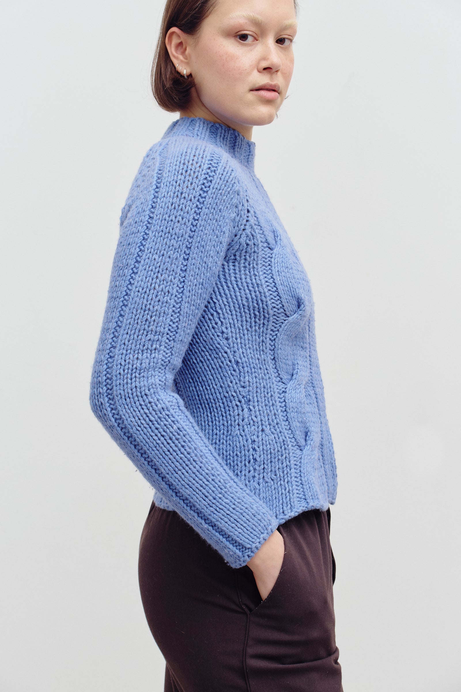THE PERIWINKLE CASHMERE (XS/S) - ENSO Vintage