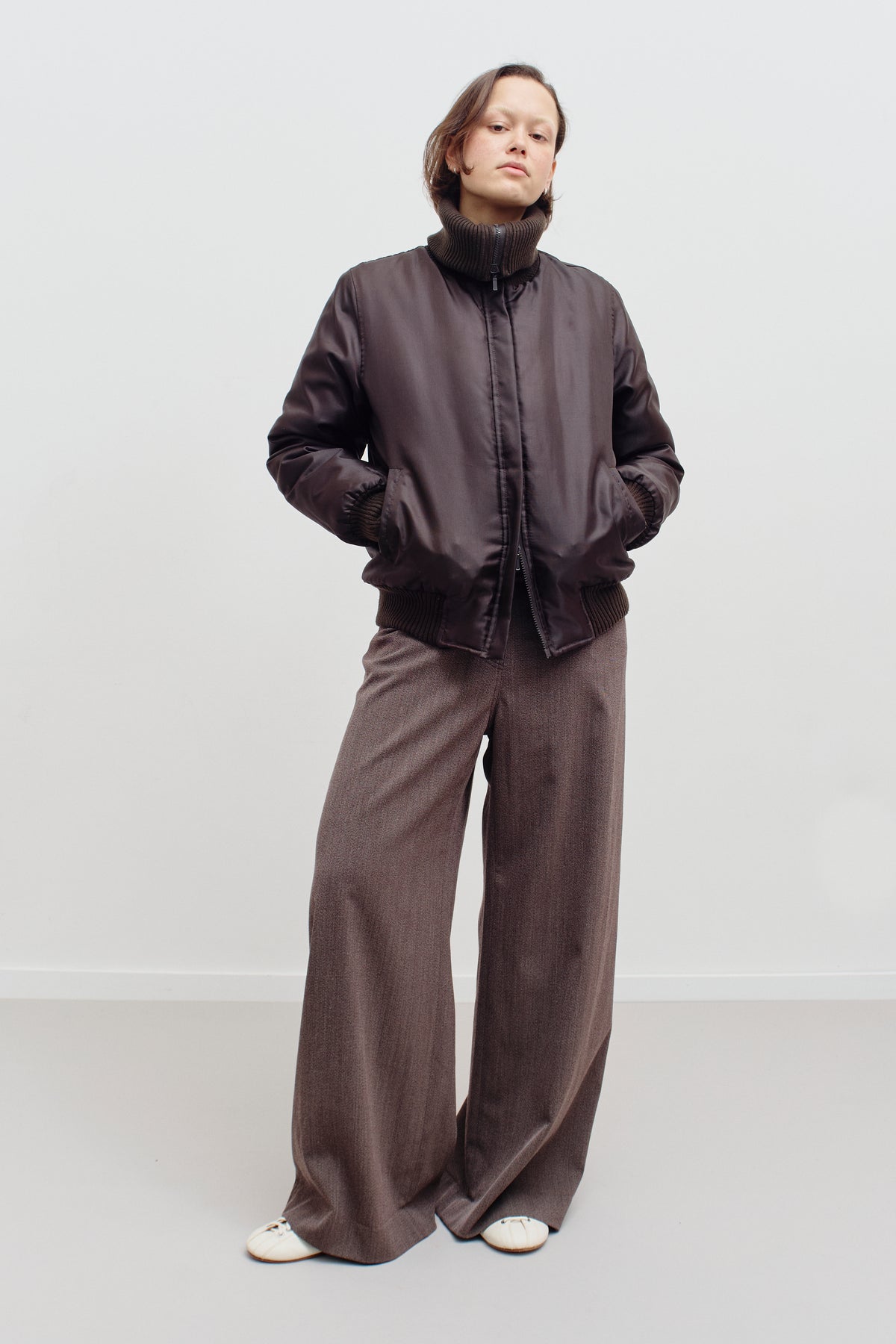 THE FUNNEL NECK BOMBER (S/M) - ENSO Vintage