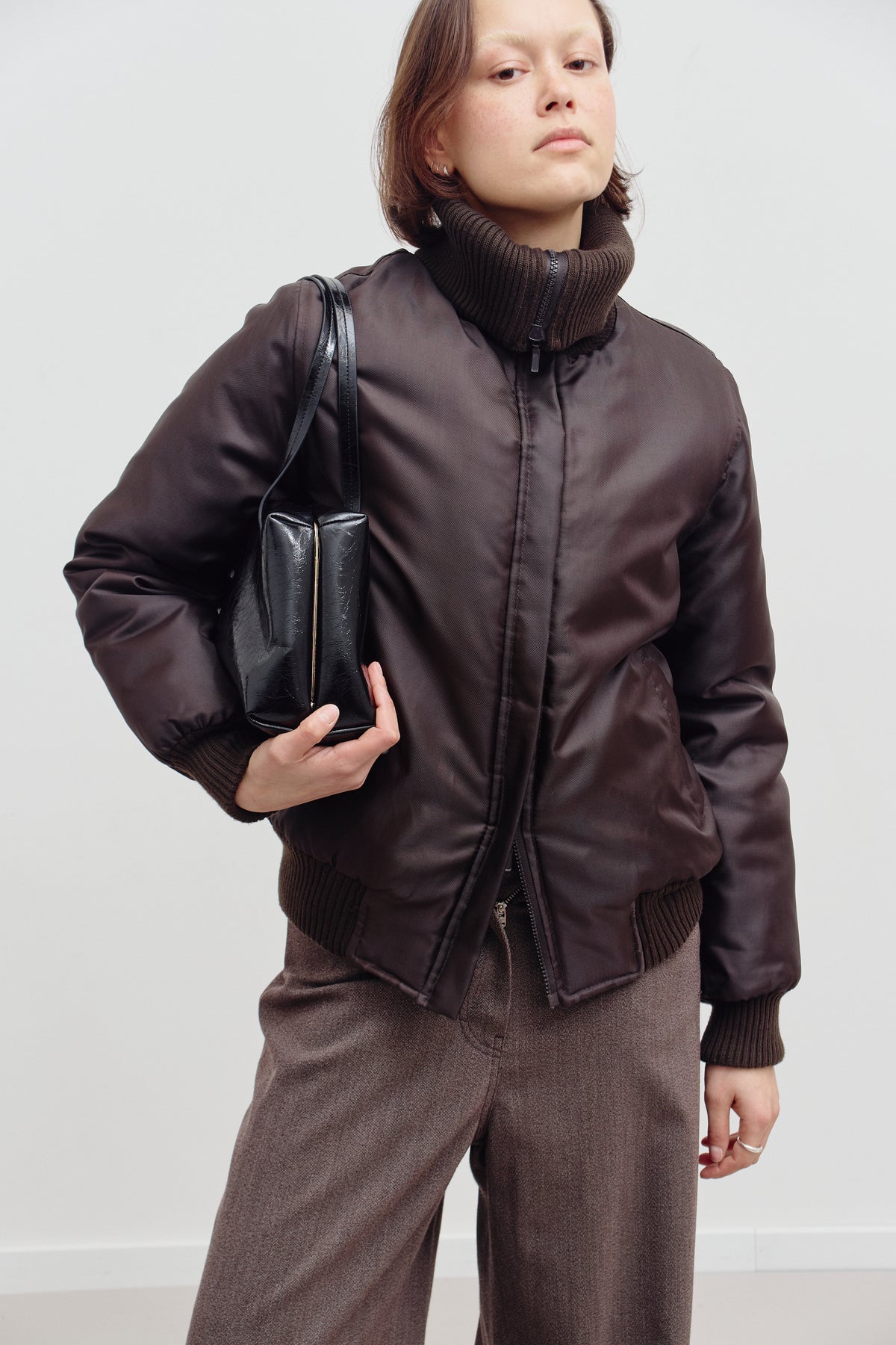 THE FUNNEL NECK BOMBER (S/M) - ENSO Vintage