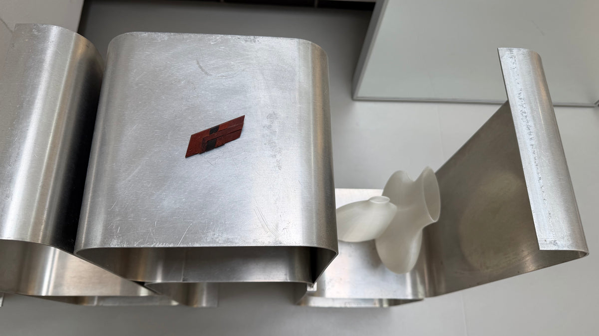 THE WOODEN PATCHWORK BROOCH