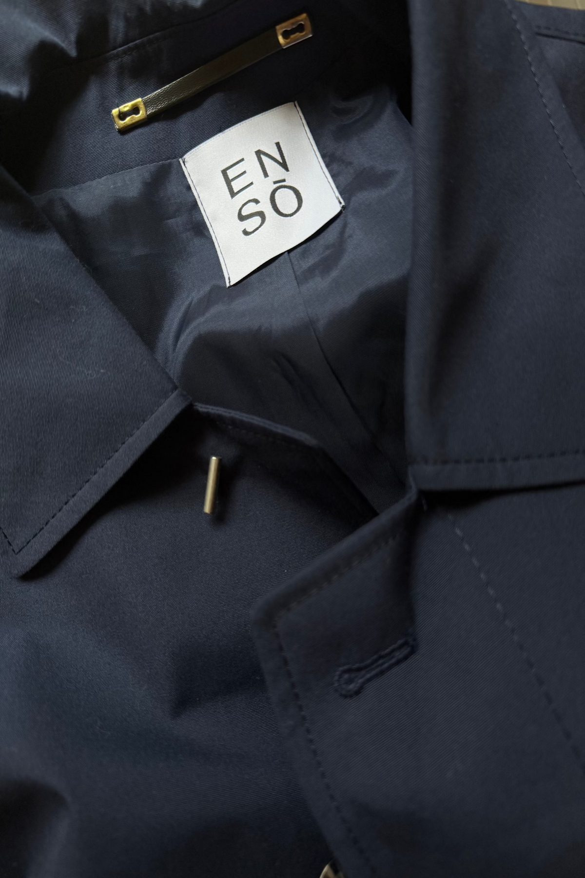 UPCYCLED BOMBER - NAVY (XS/S)