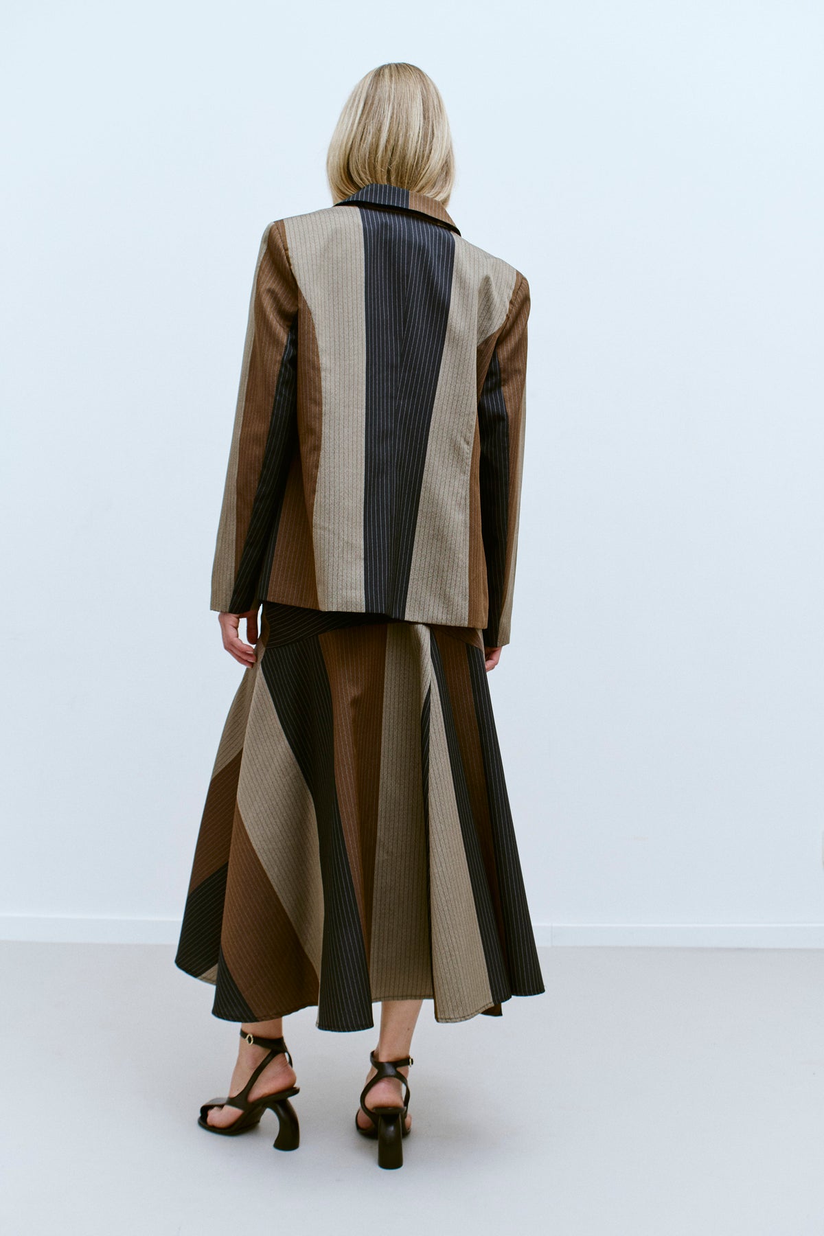 THE PATCHWORK PINSTRIPE BLAZER (M/L) - ENSO Vintage