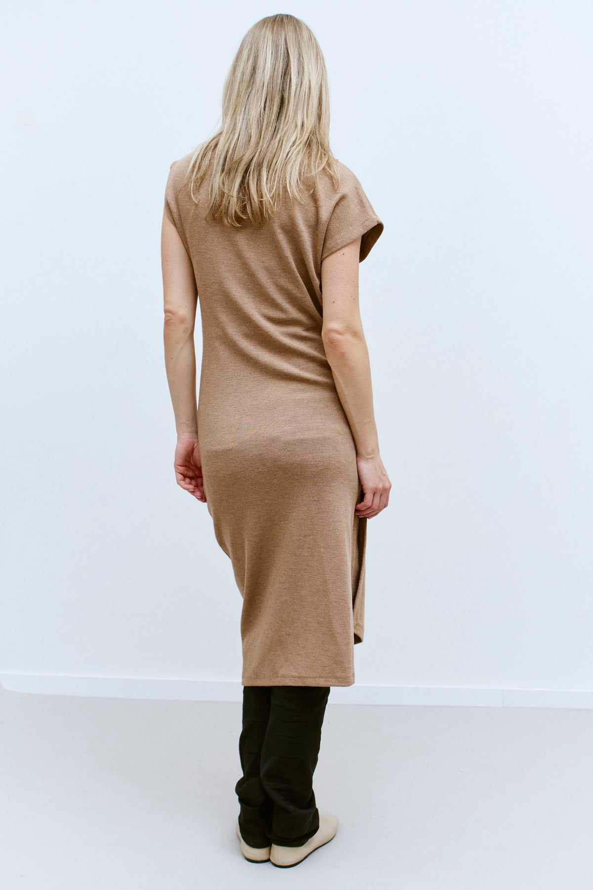 PACO RABANNE RUCHED KNIT DRESS (M/L) - ENSO Vintage