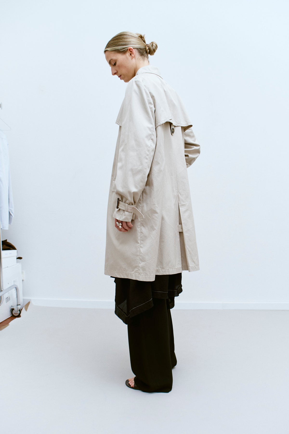 THE MINIMAL TRENCH COAT (S/M) - ENSO Vintage