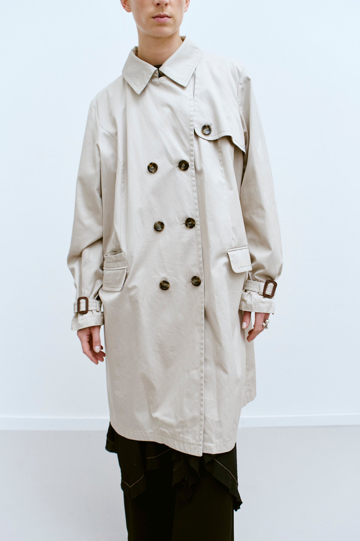 THE MINIMAL TRENCH COAT (S/M) - ENSO Vintage