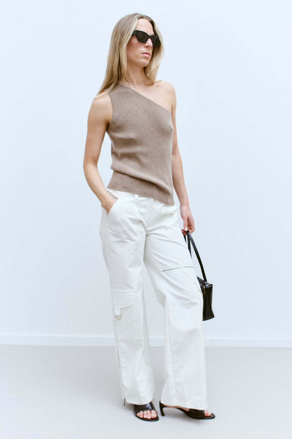 MAX MARA ONE-SHOULDER KNIT (S/M) - ENSO Vintage