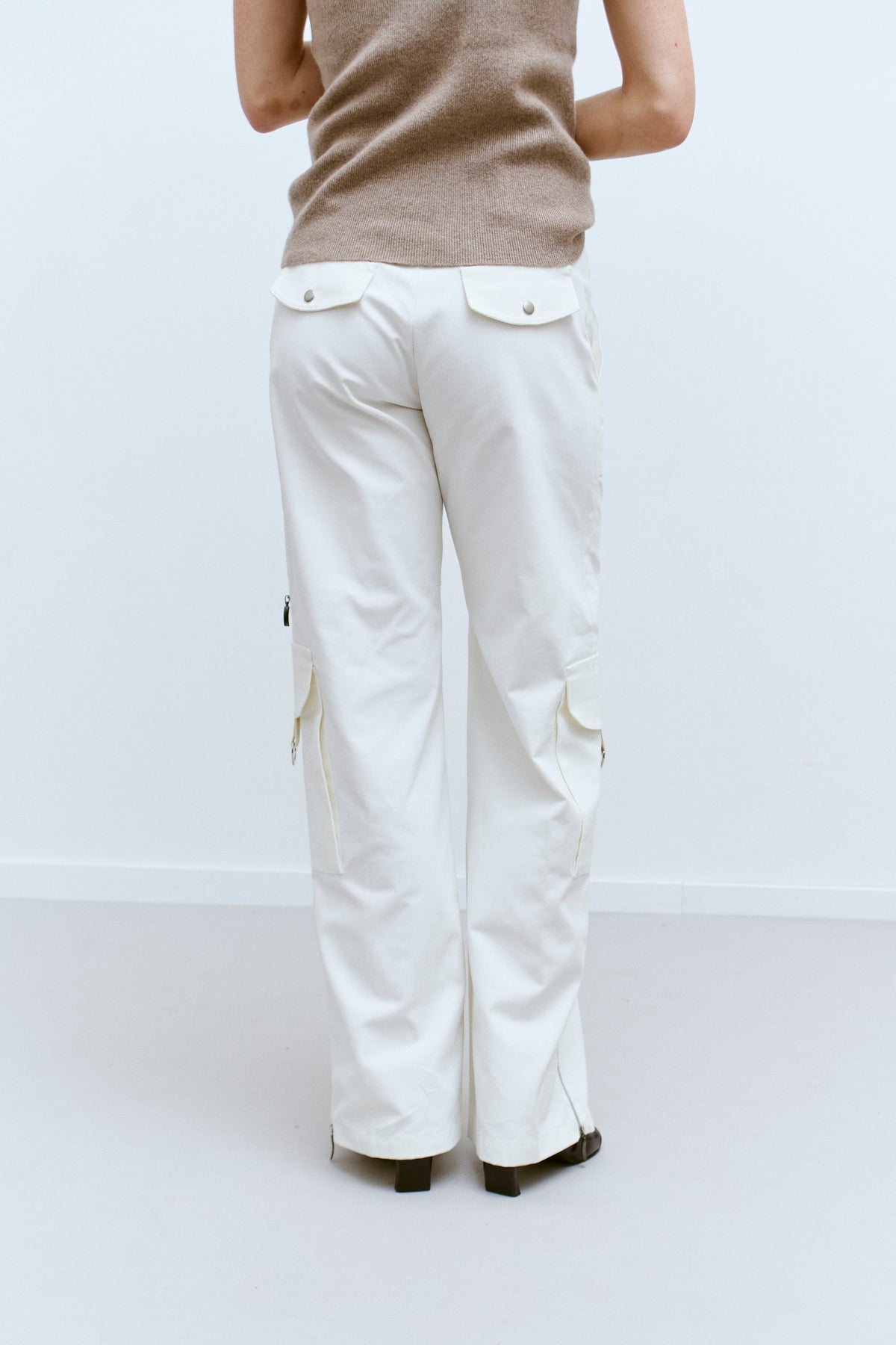 THE WHITE CARGO TROUSER (36/38) - ENSO Vintage