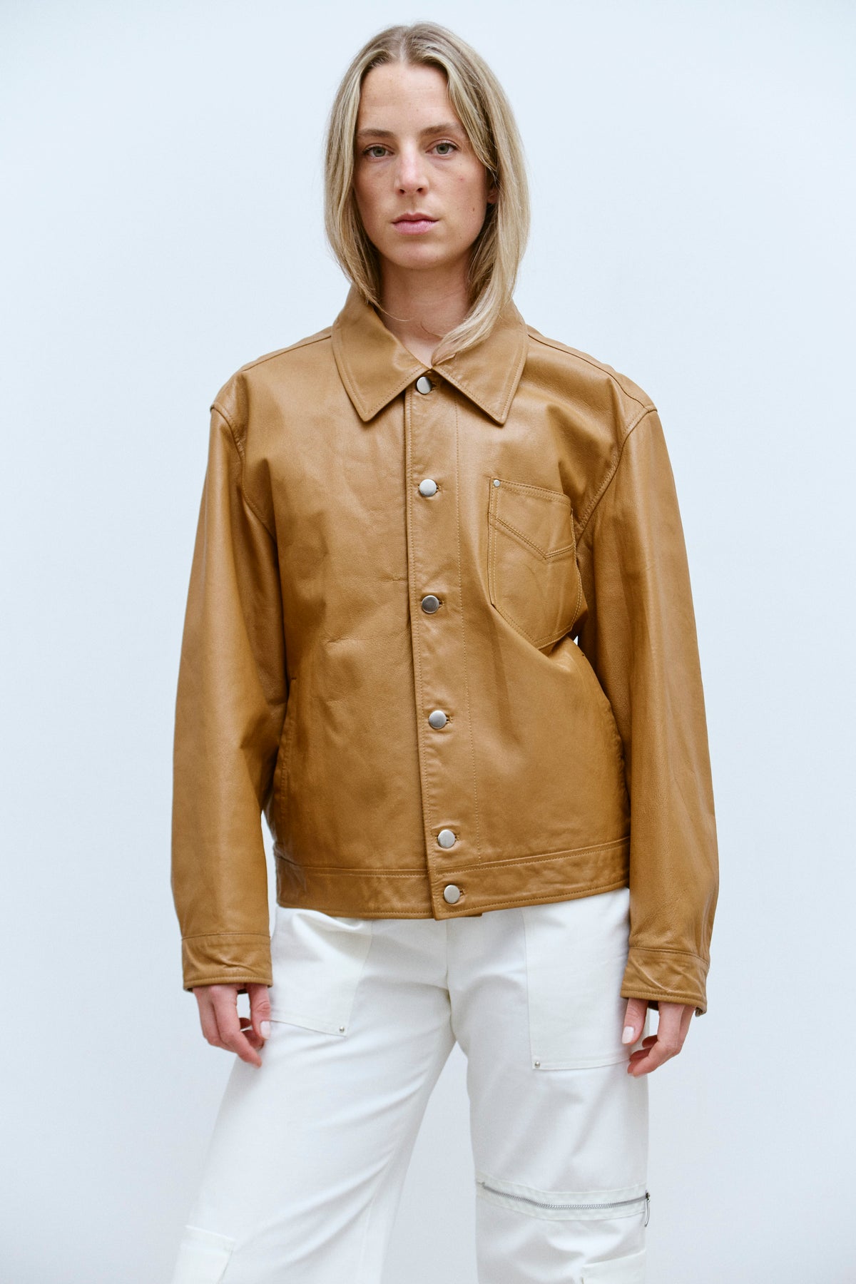 THE CAMEL LEATHER TRUCKER (S/M) - ENSO Vintage