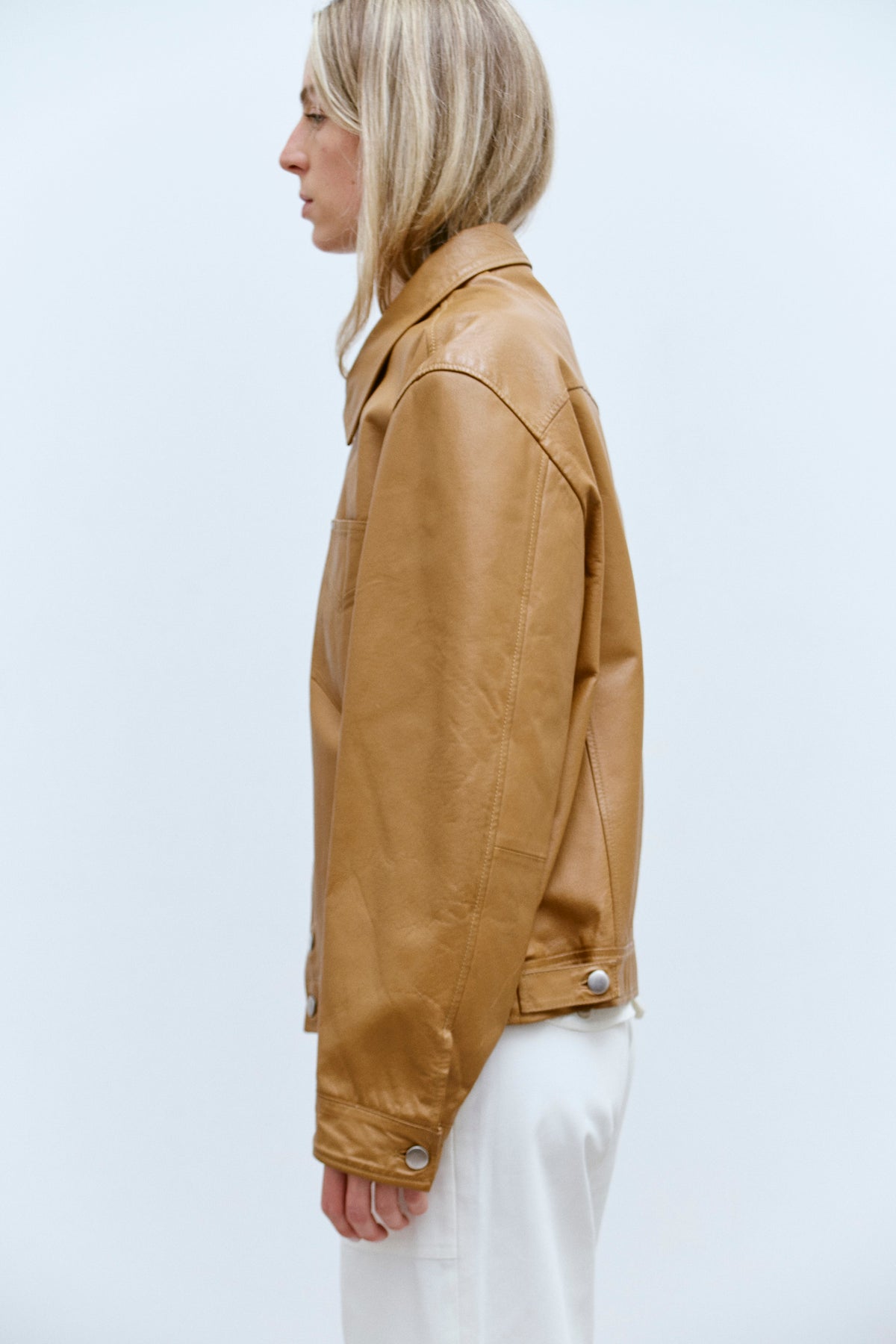 THE CAMEL LEATHER TRUCKER (S/M) - ENSO Vintage