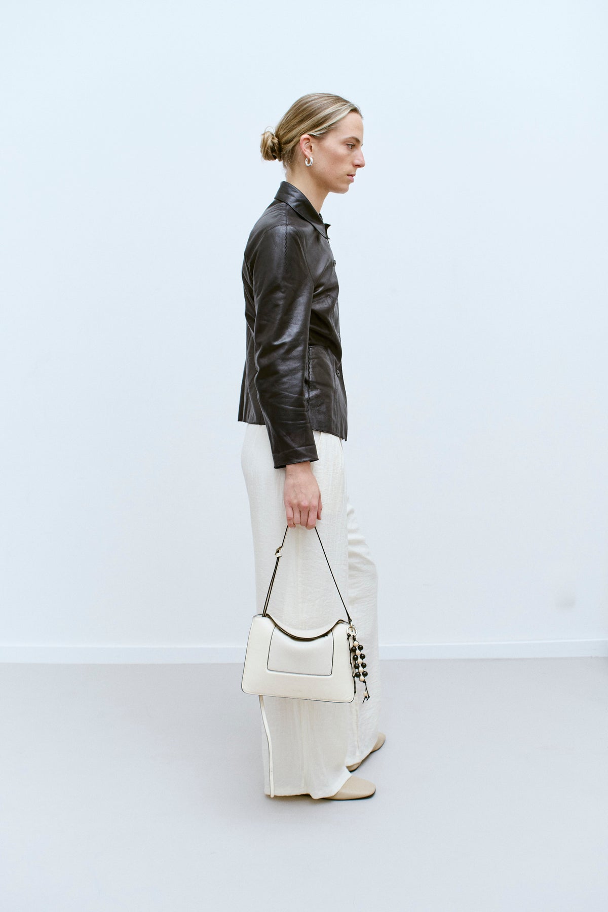 THE SOFT LEATHER SHIRT JACKET (XS/S) - ENSO Vintage