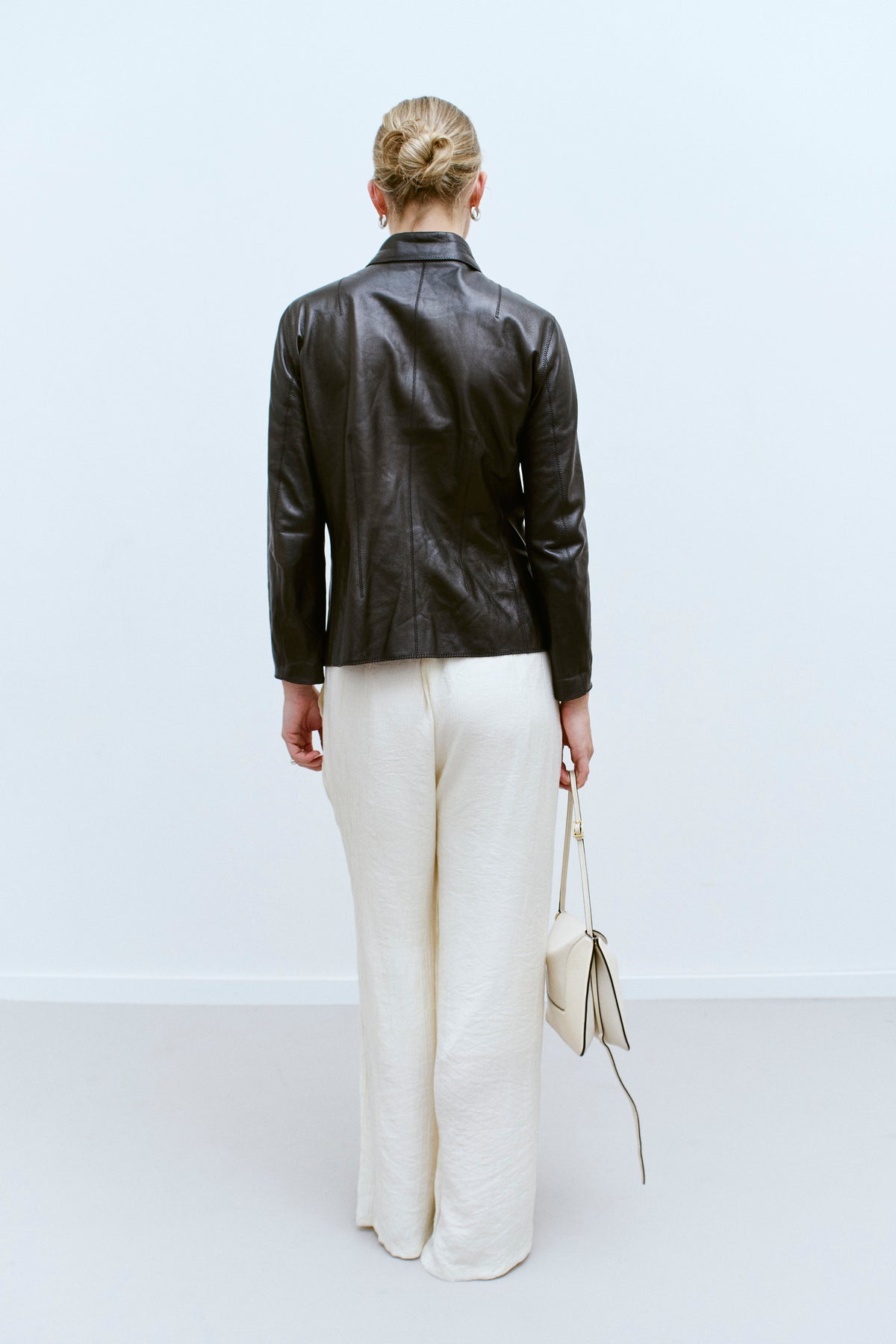 THE SOFT LEATHER SHIRT JACKET (XS/S) - ENSO Vintage