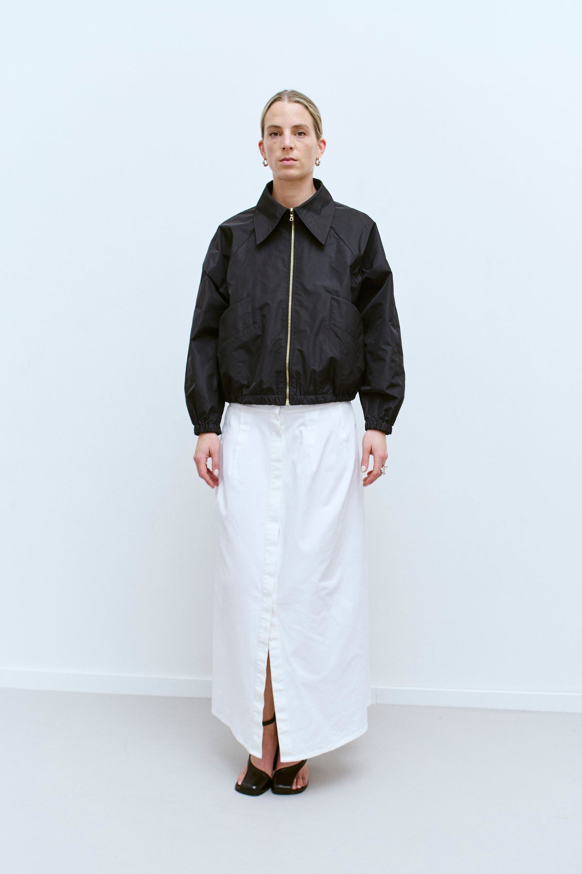 PATOU CROPPED BOMBER JACKET (S/M) - ENSO Vintage